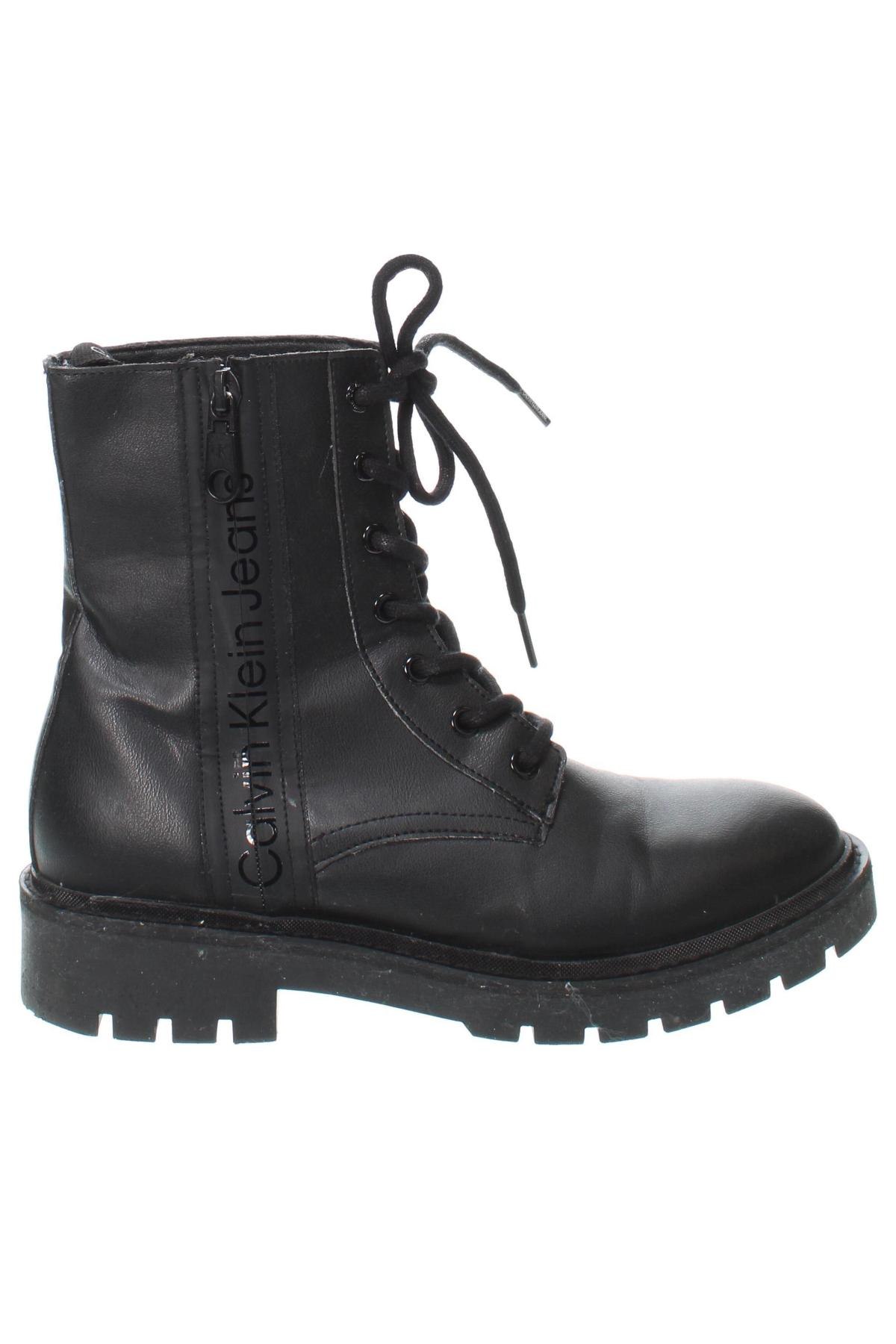 Botine de damă Calvin Klein Jeans, Mărime 39, Culoare Negru, Preț 445,99 Lei