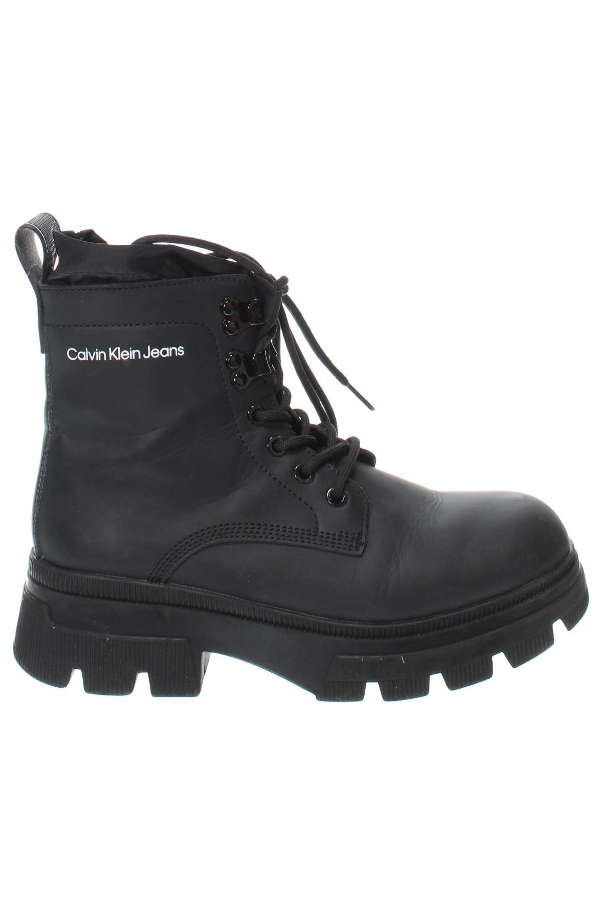 Botine de damă Calvin Klein Jeans, Mărime 37, Culoare Negru, Preț 809,49 Lei