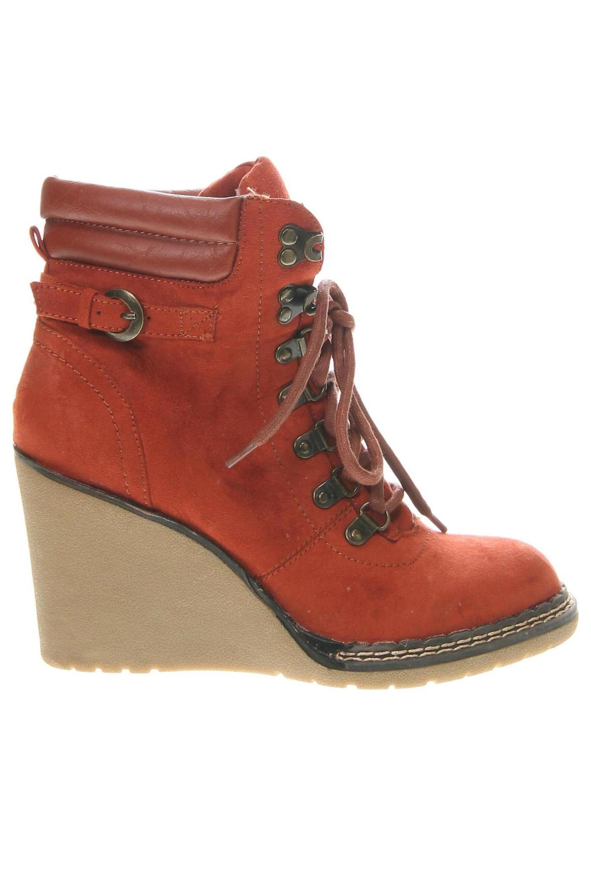 Damen Stiefeletten Graceland, Größe 38, Farbe Orange, Preis € 16,49