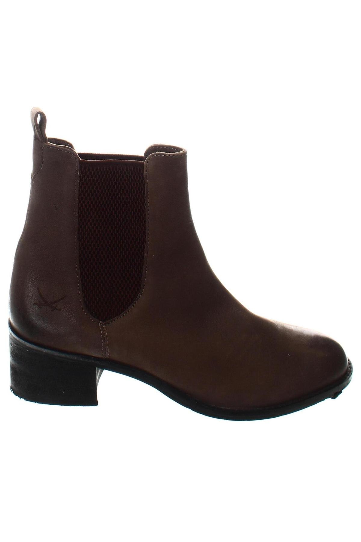 Damen Stiefeletten Sansibar, Größe 38, Farbe Braun, Preis € 36,99