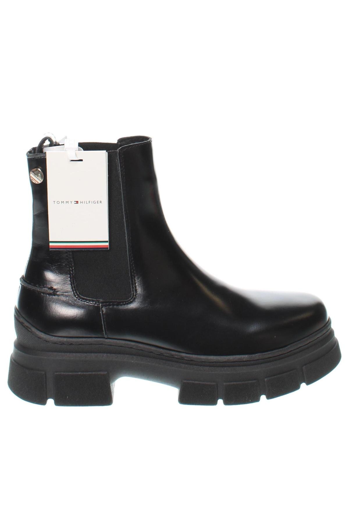 Botine de damă Tommy Hilfiger, Mărime 36, Culoare Negru, Preț 472,99 Lei