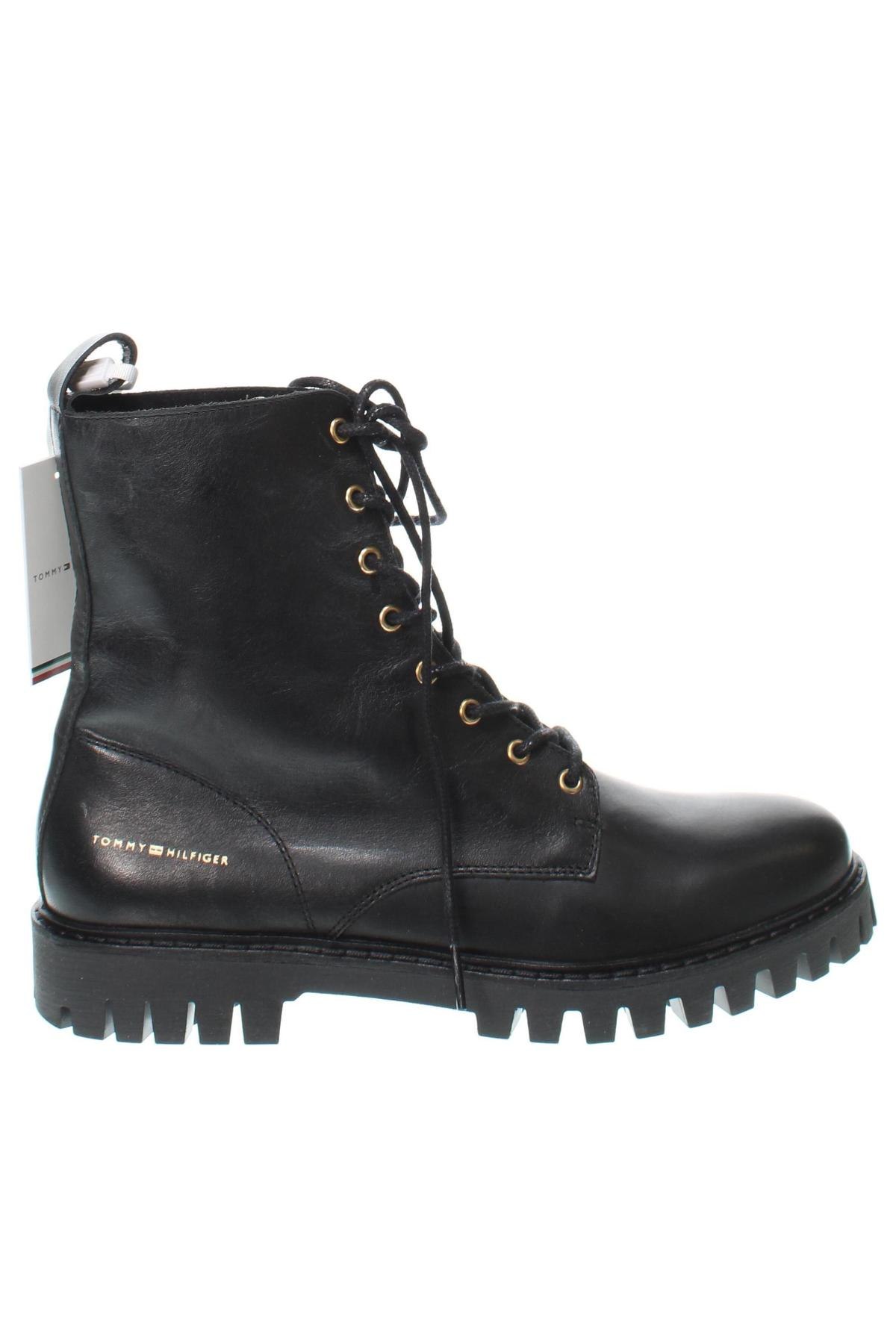 Botine de damă Tommy Hilfiger, Mărime 41, Culoare Negru, Preț 590,99 Lei