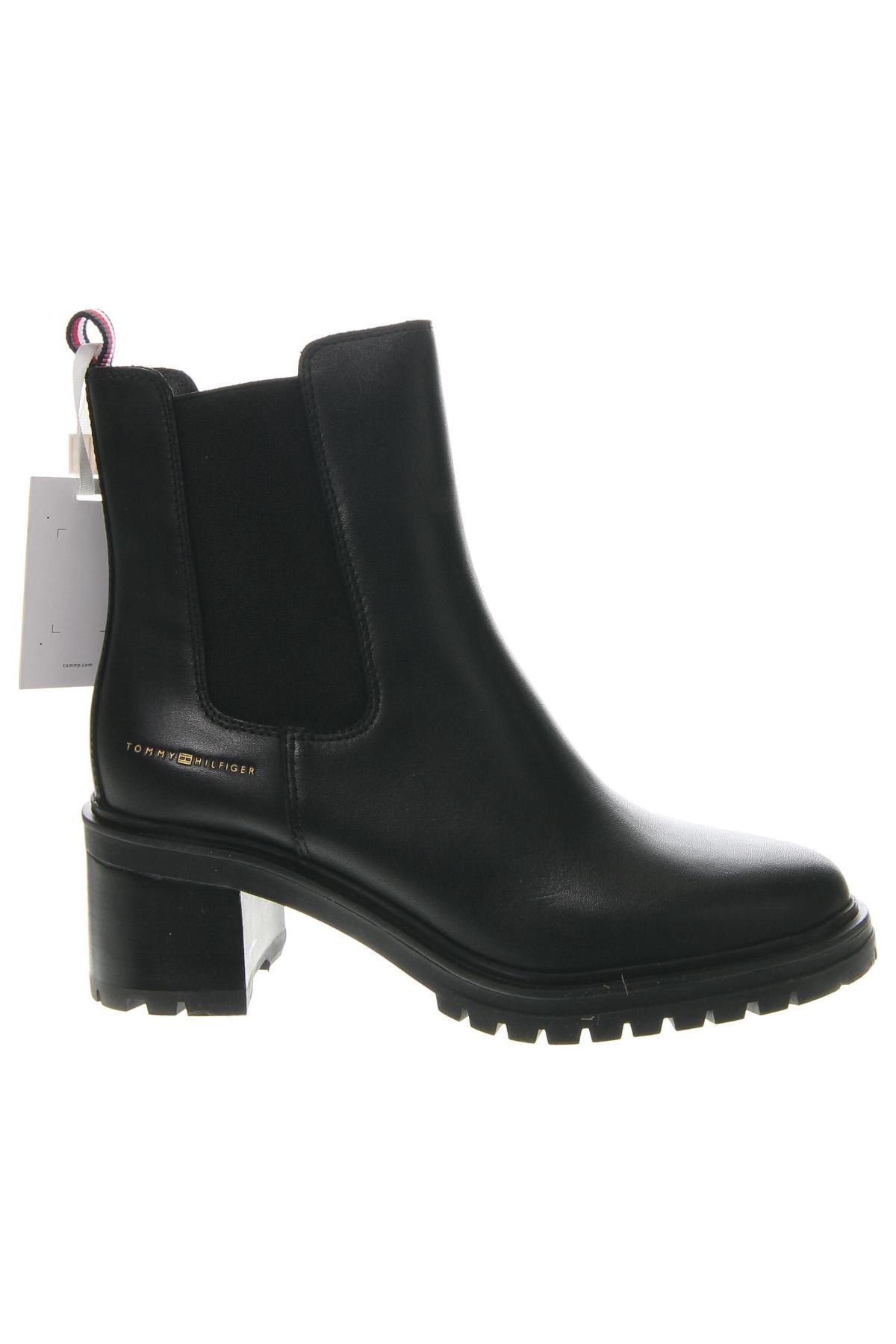 Botine de damă Tommy Hilfiger, Mărime 40, Culoare Negru, Preț 445,99 Lei