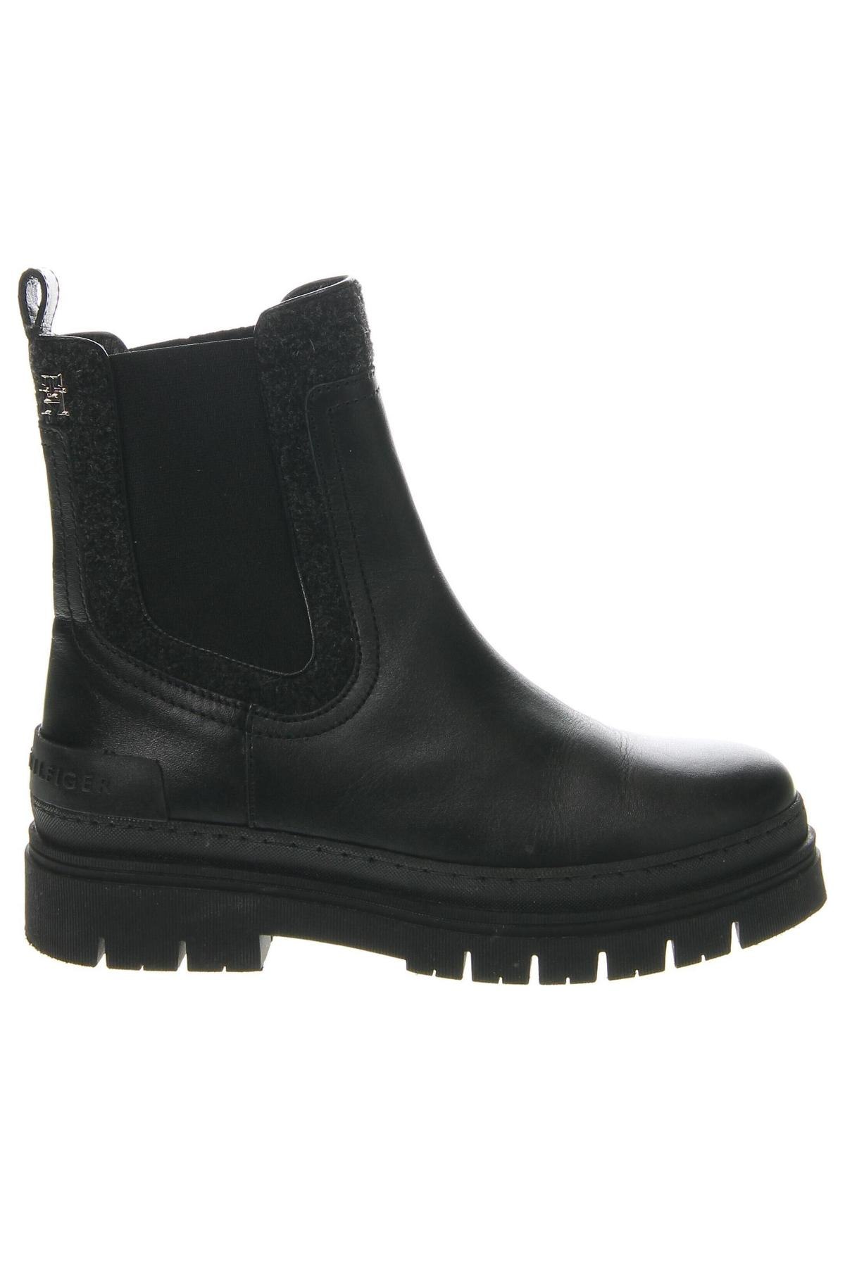 Botine de damă Tommy Hilfiger, Mărime 38, Culoare Negru, Preț 405,99 Lei