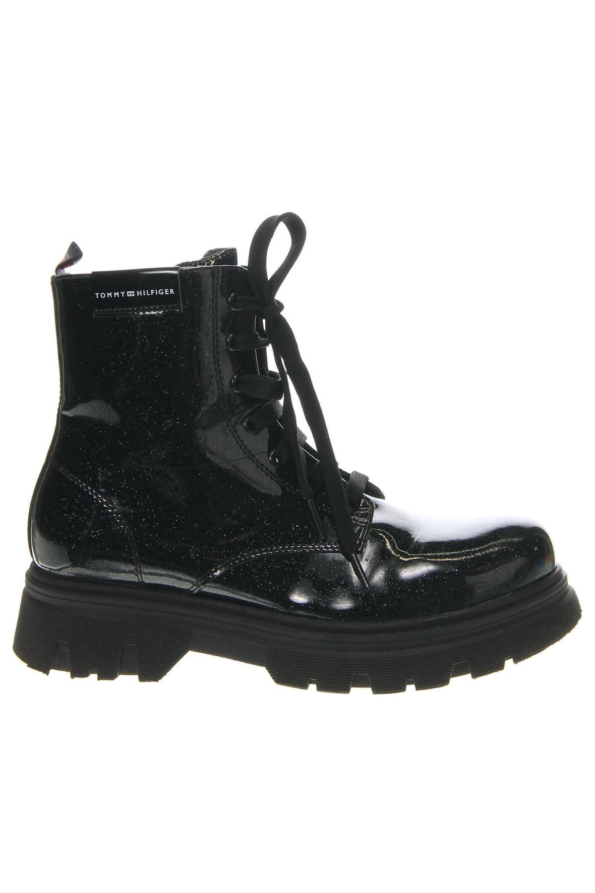 Botine de damă Tommy Hilfiger, Mărime 38, Culoare Negru, Preț 358,99 Lei