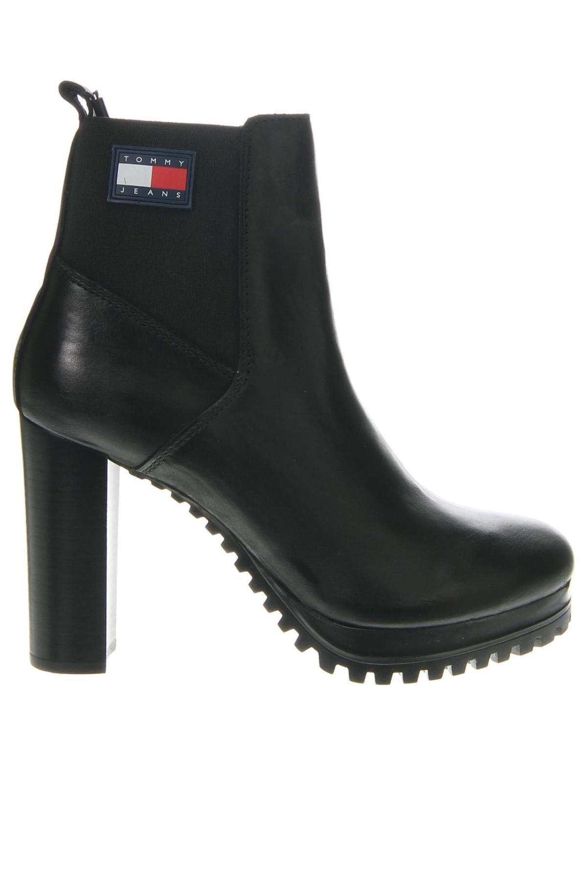 Botine de damă Tommy Hilfiger, Mărime 42, Culoare Negru, Preț 452,99 Lei