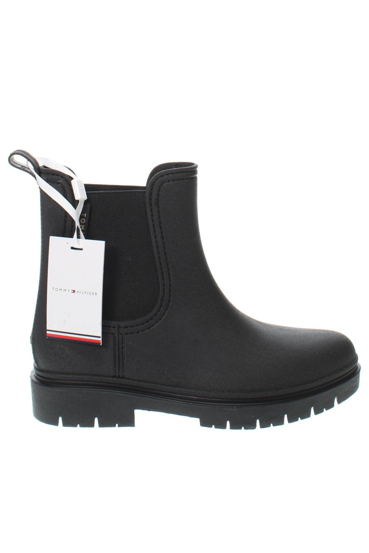 Botine de damă Tommy Hilfiger, Mărime 37, Culoare Negru, Preț 391,49 Lei