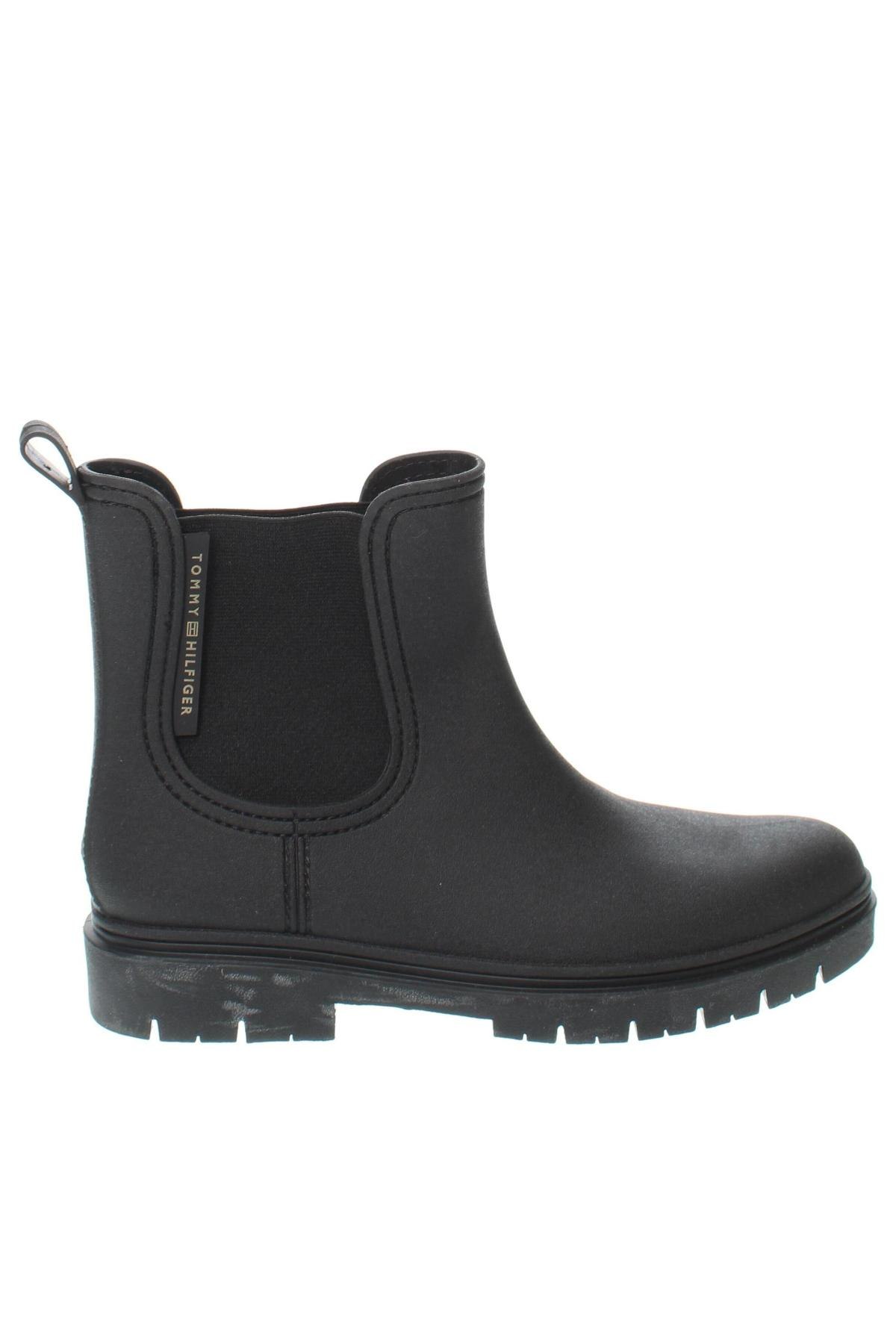 Botine de damă Tommy Hilfiger, Mărime 41, Culoare Negru, Preț 391,49 Lei