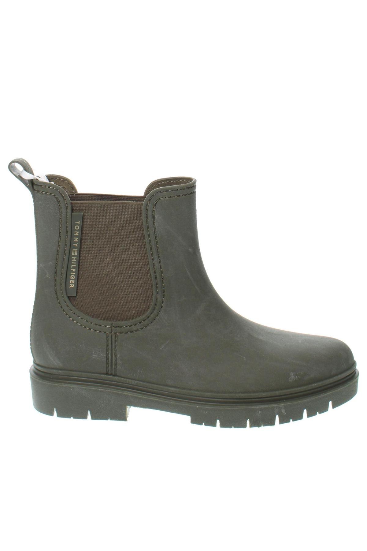 Botine de damă Tommy Hilfiger, Mărime 40, Culoare Verde, Preț 357,99 Lei