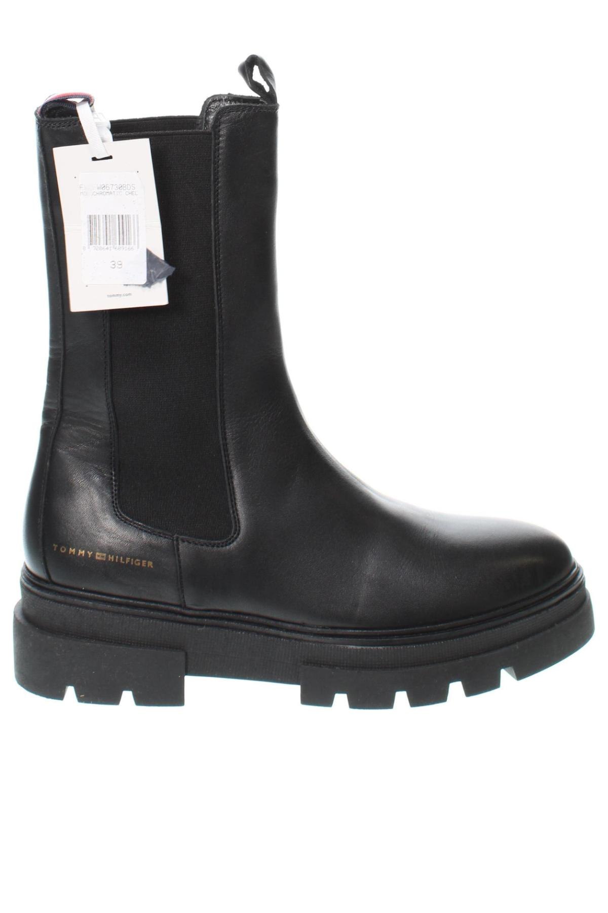 Botine de damă Tommy Hilfiger, Mărime 39, Culoare Negru, Preț 983,79 Lei