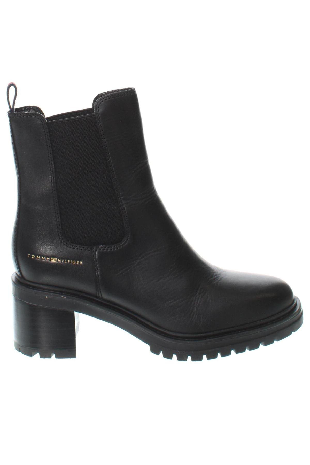 Botine de damă Tommy Hilfiger, Mărime 37, Culoare Negru, Preț 590,99 Lei