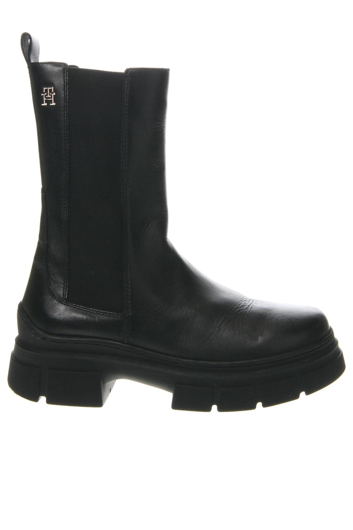 Botine de damă Tommy Hilfiger, Mărime 37, Culoare Negru, Preț 688,99 Lei