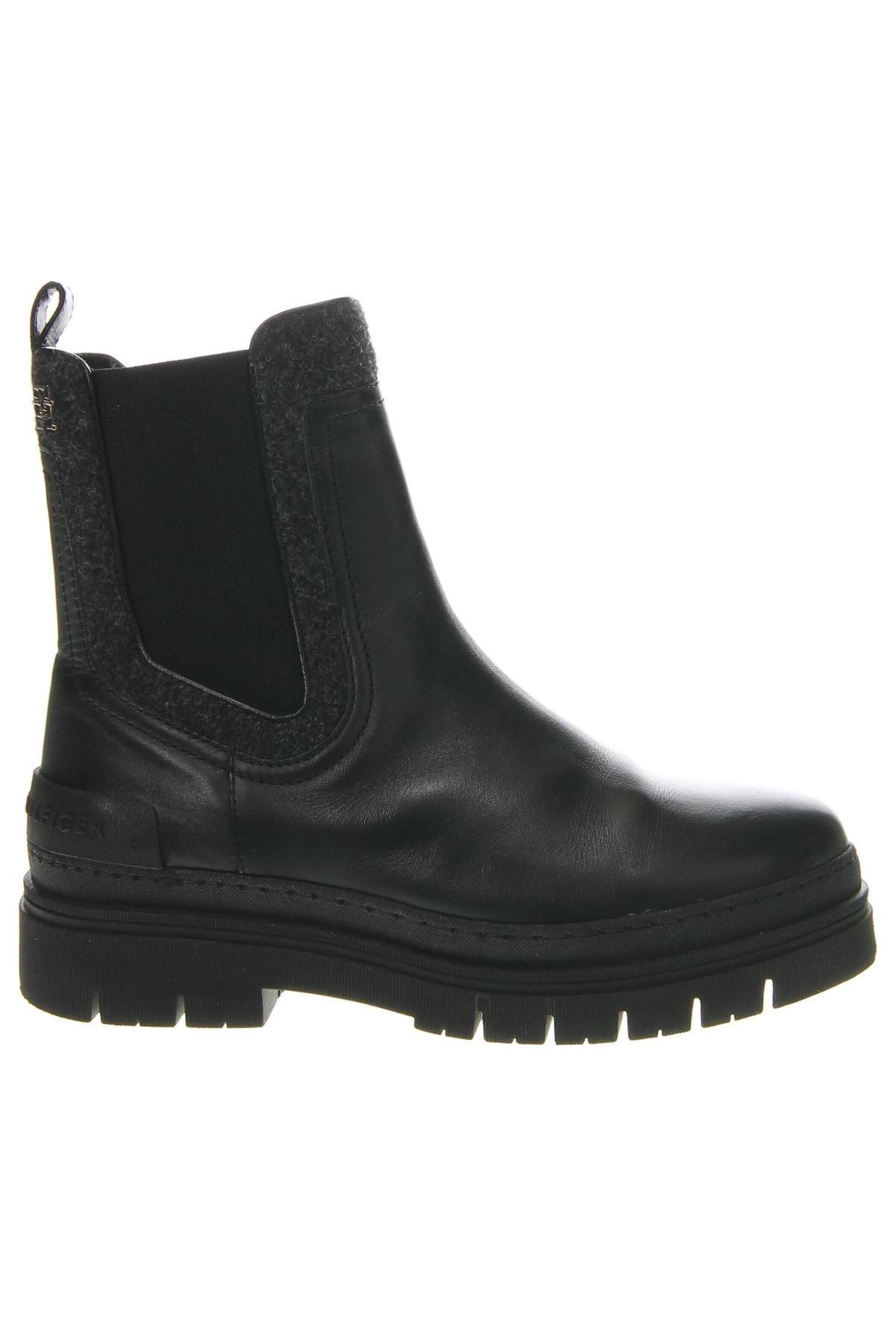 Botine de damă Tommy Hilfiger, Mărime 38, Culoare Negru, Preț 809,49 Lei