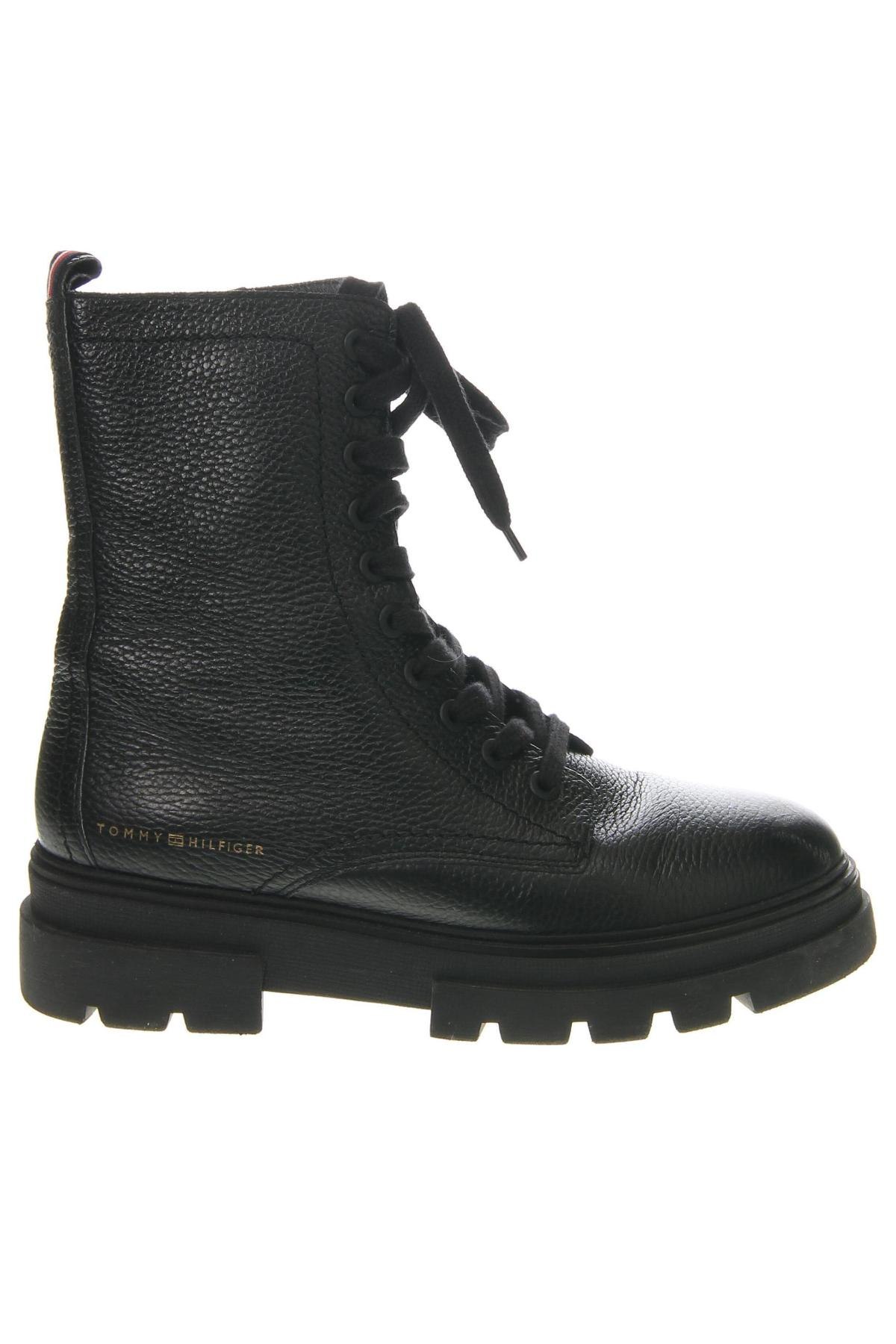 Botine de damă Tommy Hilfiger, Mărime 41, Culoare Negru, Preț 485,99 Lei