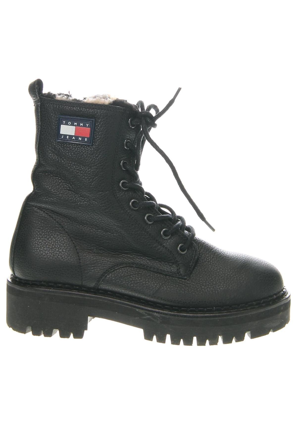 Botine de damă Tommy Hilfiger, Mărime 38, Culoare Negru, Preț 405,99 Lei