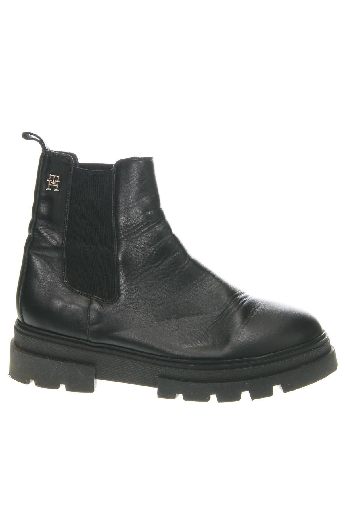 Botine de damă Tommy Hilfiger, Mărime 41, Culoare Negru, Preț 485,99 Lei