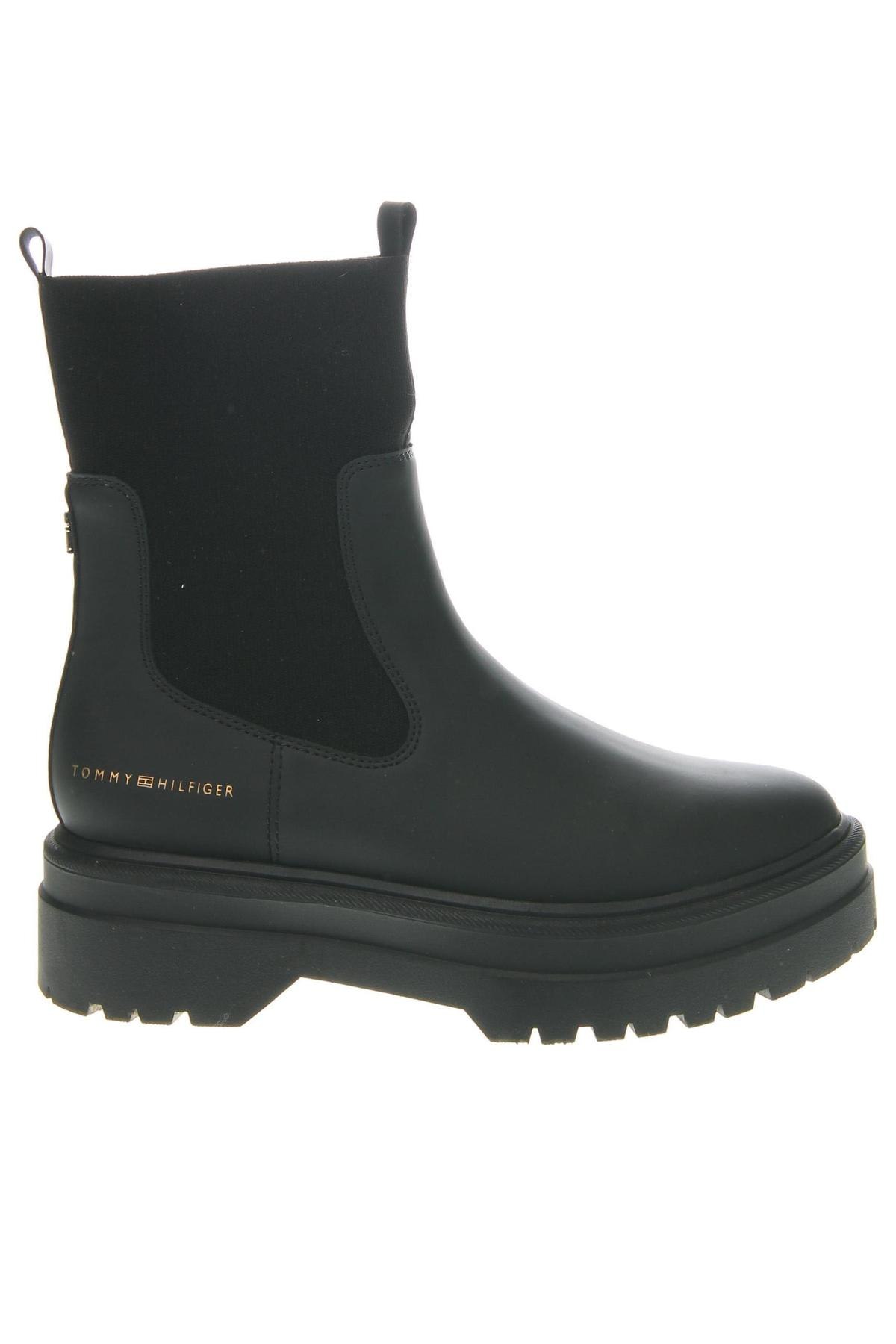 Botine de damă Tommy Hilfiger, Mărime 39, Culoare Negru, Preț 430,99 Lei