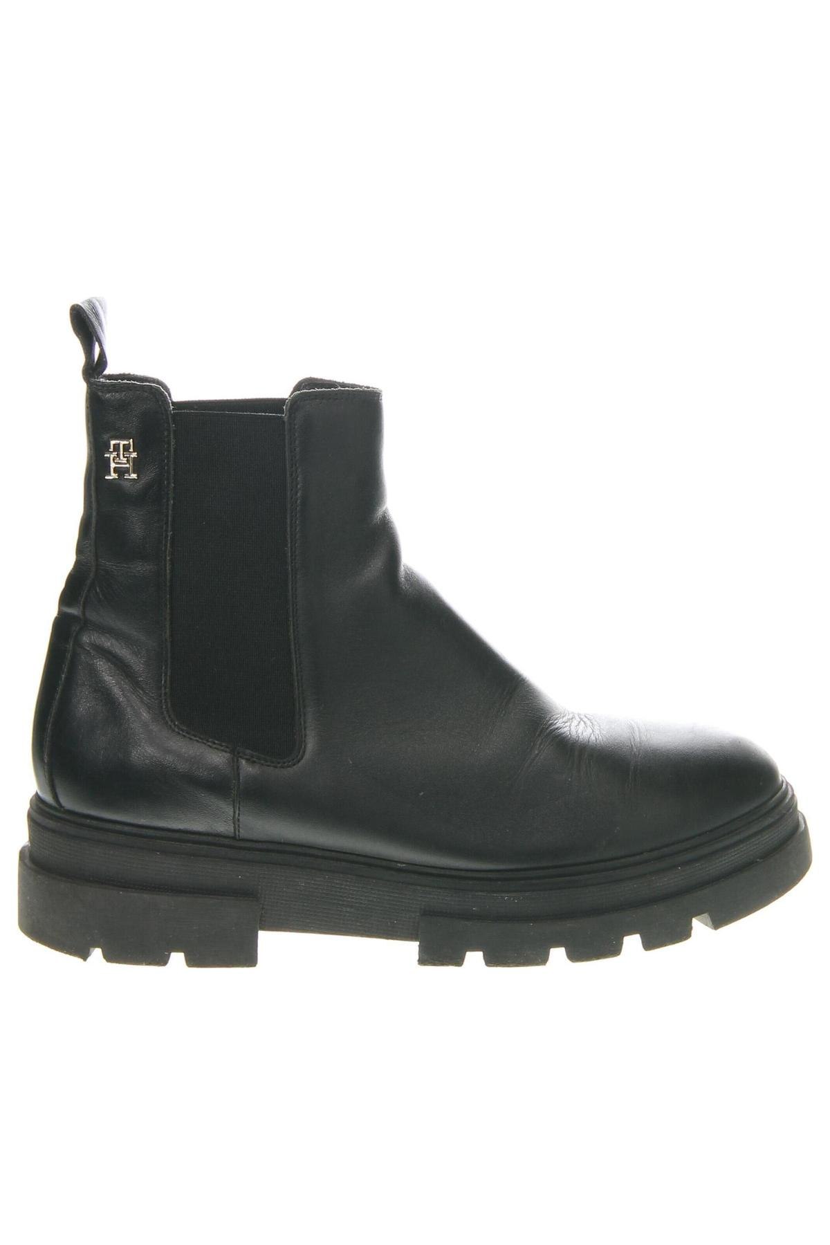 Botine de damă Tommy Hilfiger, Mărime 41, Culoare Negru, Preț 485,99 Lei