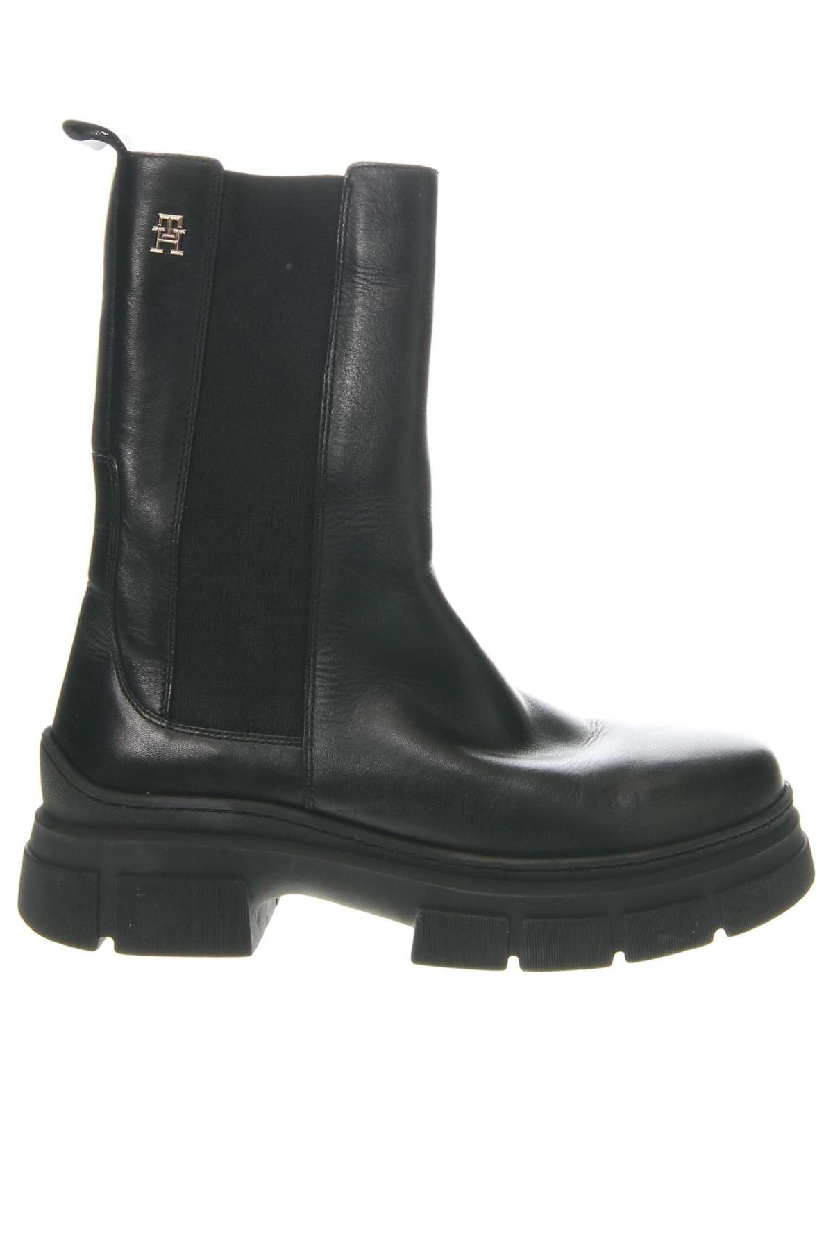 Botine de damă Tommy Hilfiger, Mărime 40, Culoare Negru, Preț 452,99 Lei