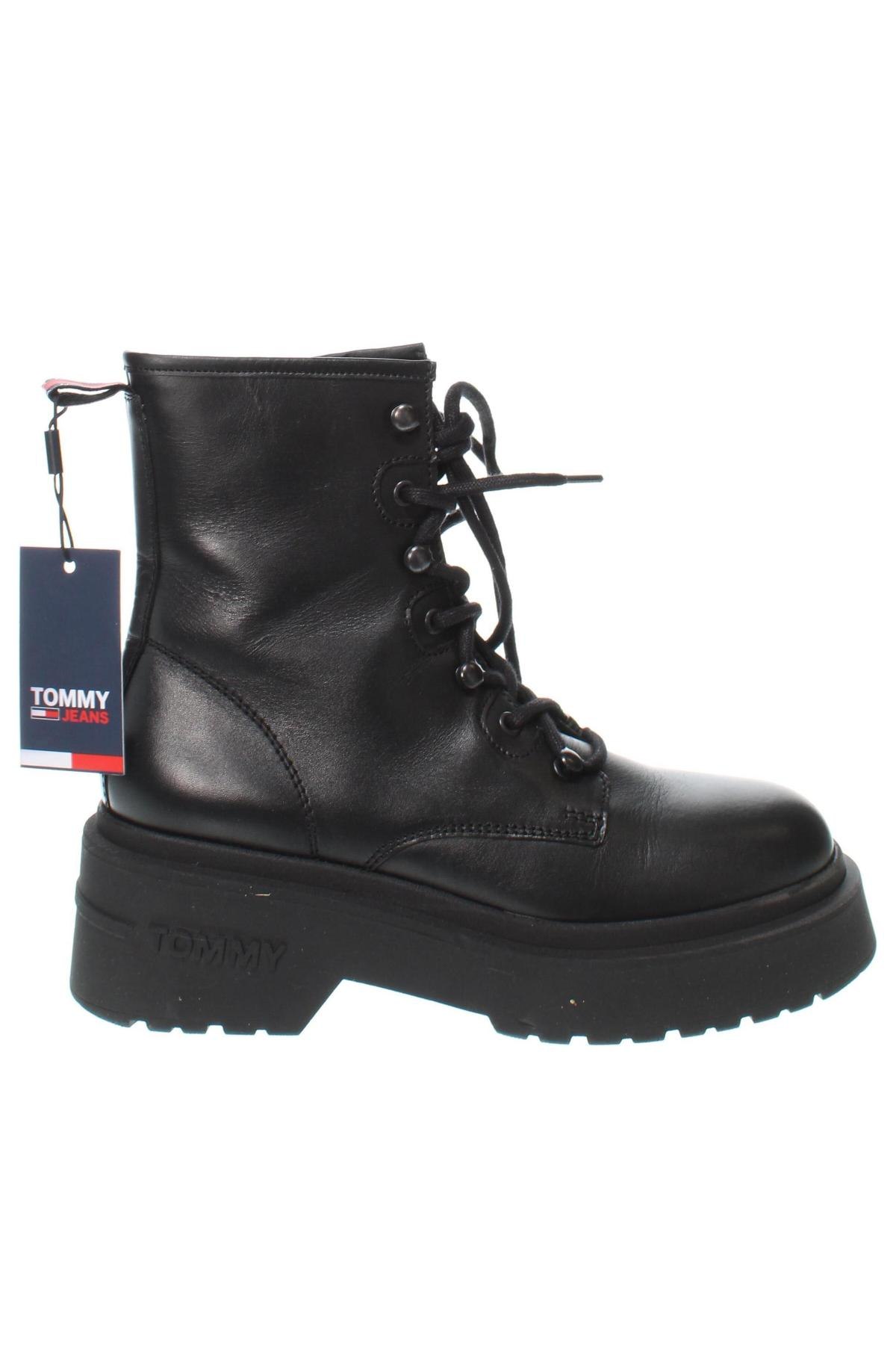 Damen Stiefeletten Tommy Jeans, Größe 38, Farbe Schwarz, Preis 137,99 €