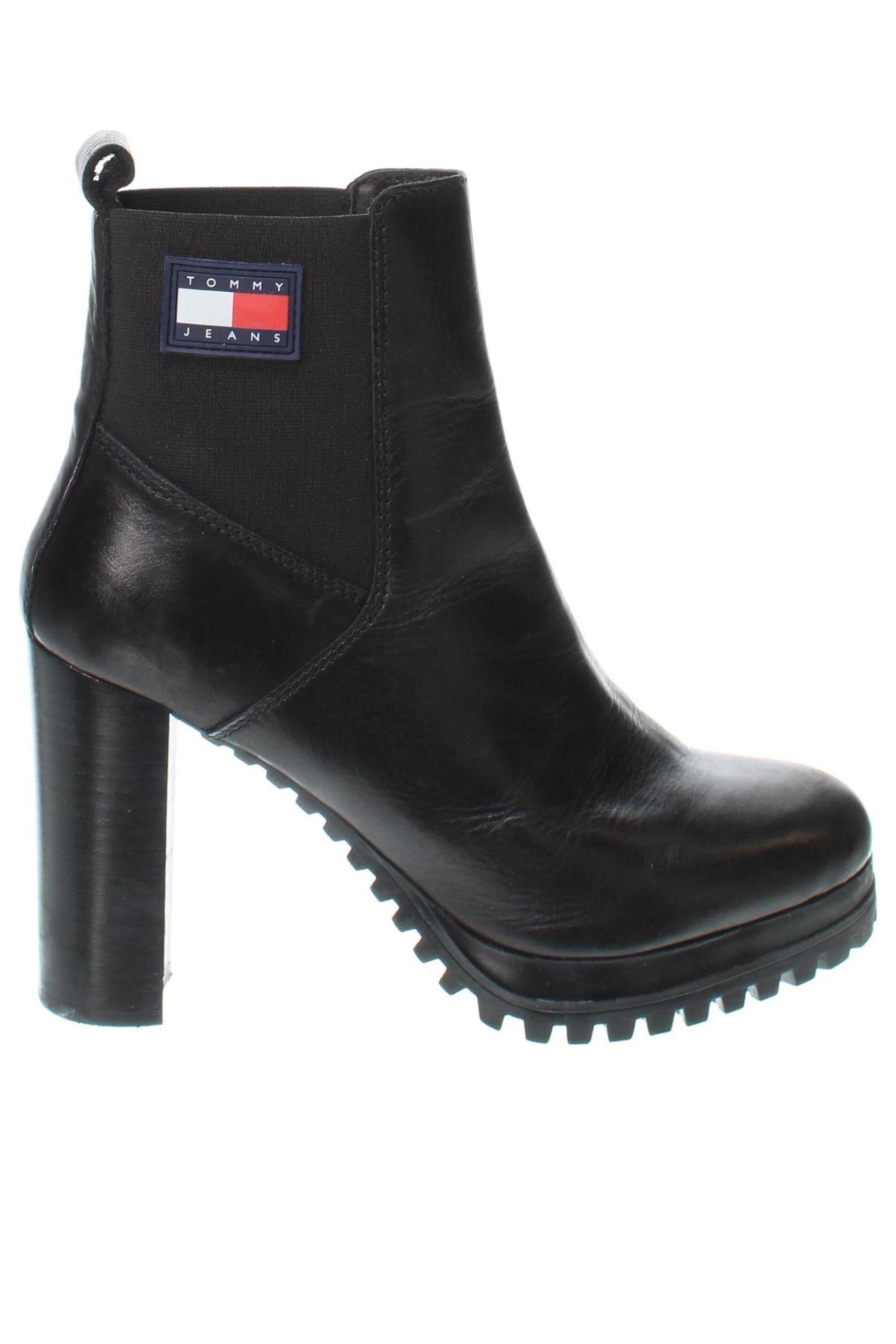 Botine de damă Tommy Jeans, Mărime 39, Culoare Negru, Preț 603,99 Lei