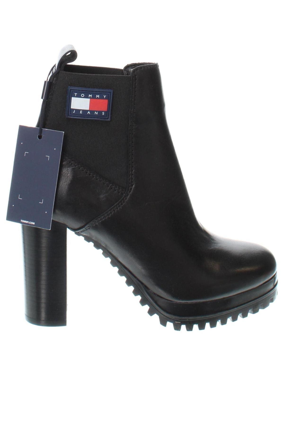 Botine de damă Tommy Jeans, Mărime 36, Culoare Negru, Preț 927,99 Lei