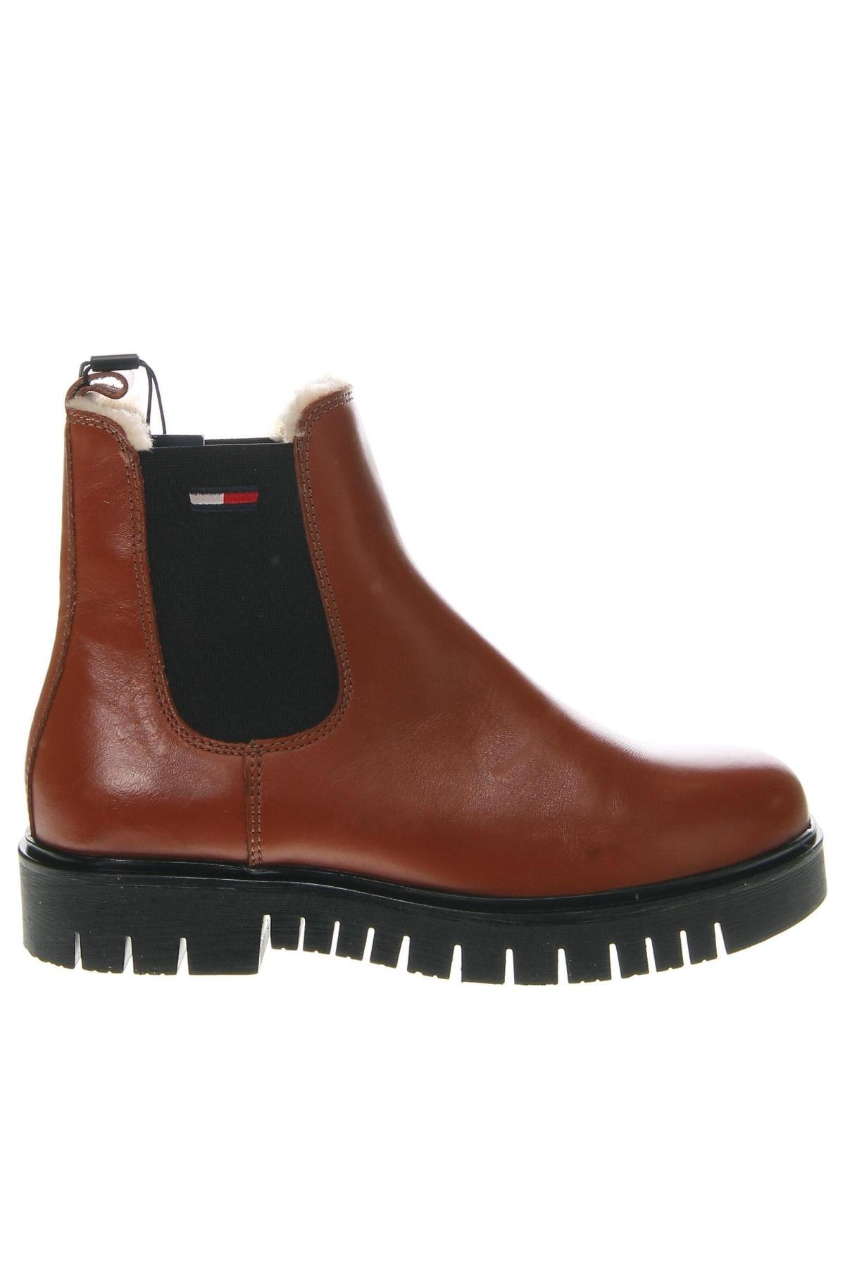 Botine de damă Tommy Jeans, Mărime 37, Culoare Maro, Preț 603,99 Lei