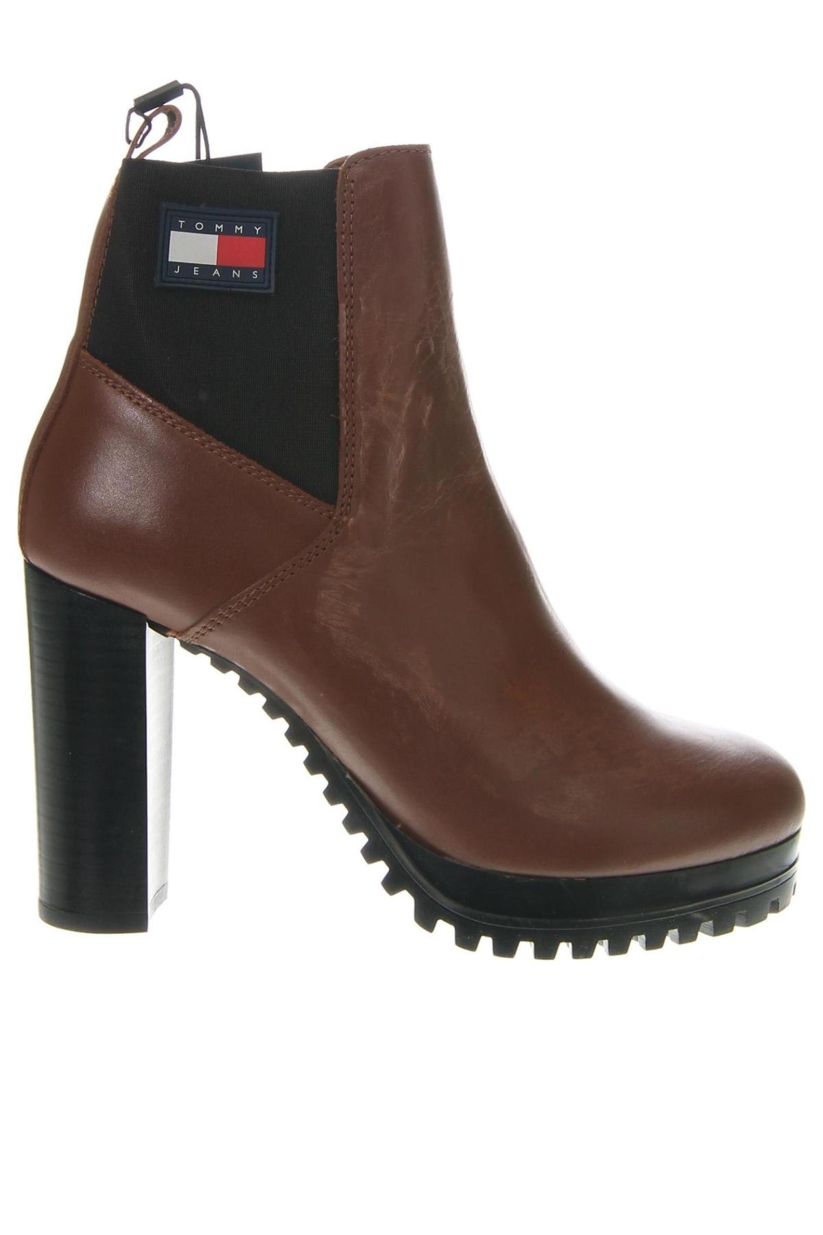 Botine de damă Tommy Jeans, Mărime 40, Culoare Maro, Preț 464,99 Lei