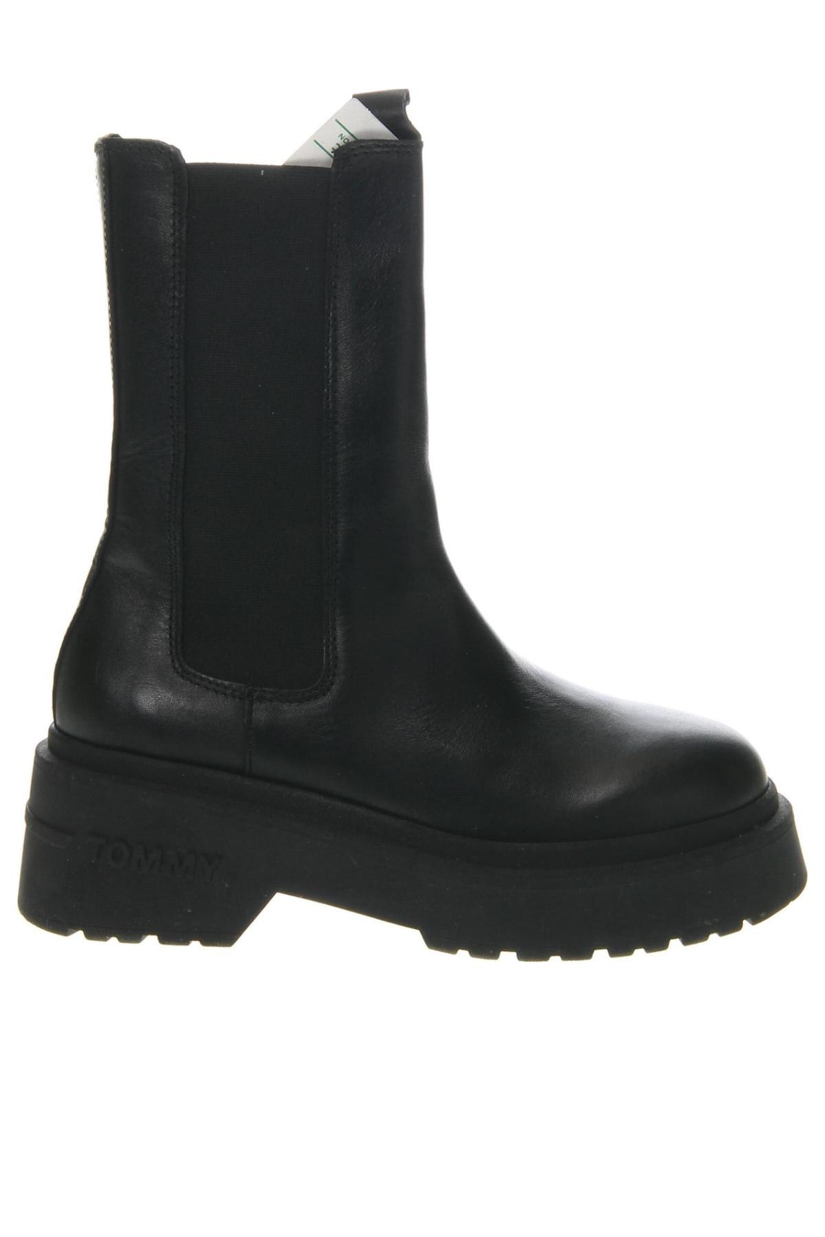 Botine de damă Tommy Jeans, Mărime 39, Culoare Negru, Preț 603,99 Lei