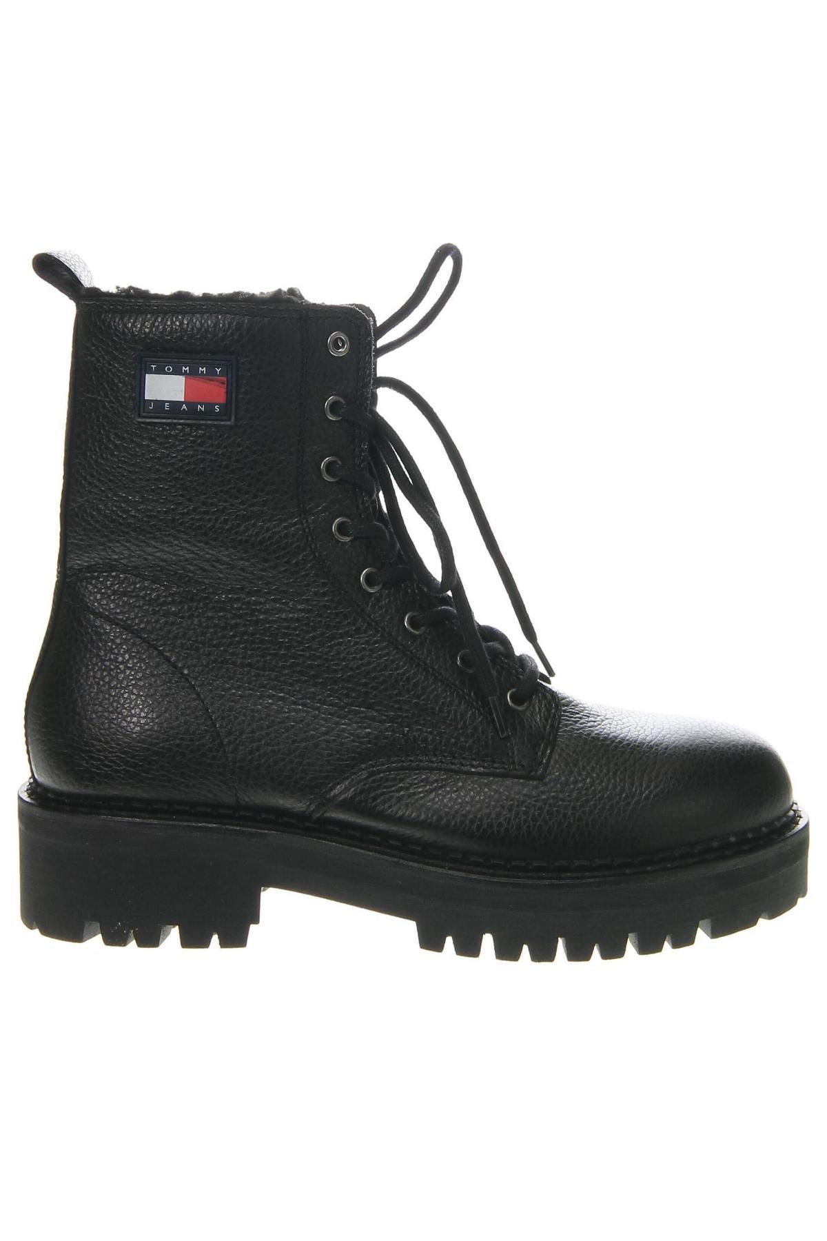 Botine de damă Tommy Jeans, Mărime 41, Culoare Negru, Preț 603,99 Lei