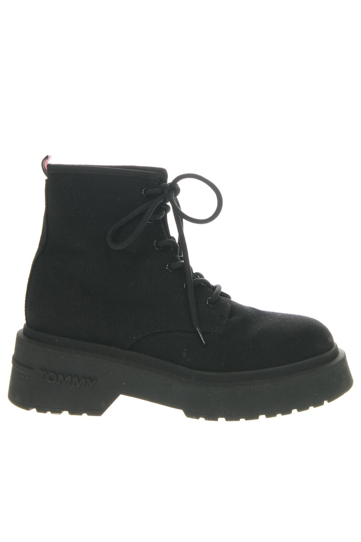 Botine de damă Tommy Jeans, Mărime 41, Culoare Negru, Preț 430,99 Lei