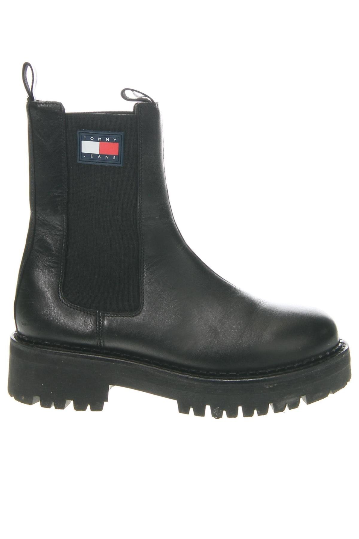 Botine de damă Tommy Jeans, Mărime 38, Culoare Negru, Preț 315,99 Lei