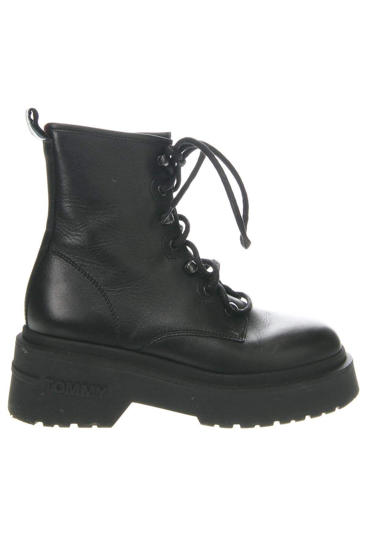 Botine de damă Tommy Jeans, Mărime 38, Culoare Negru, Preț 534,99 Lei