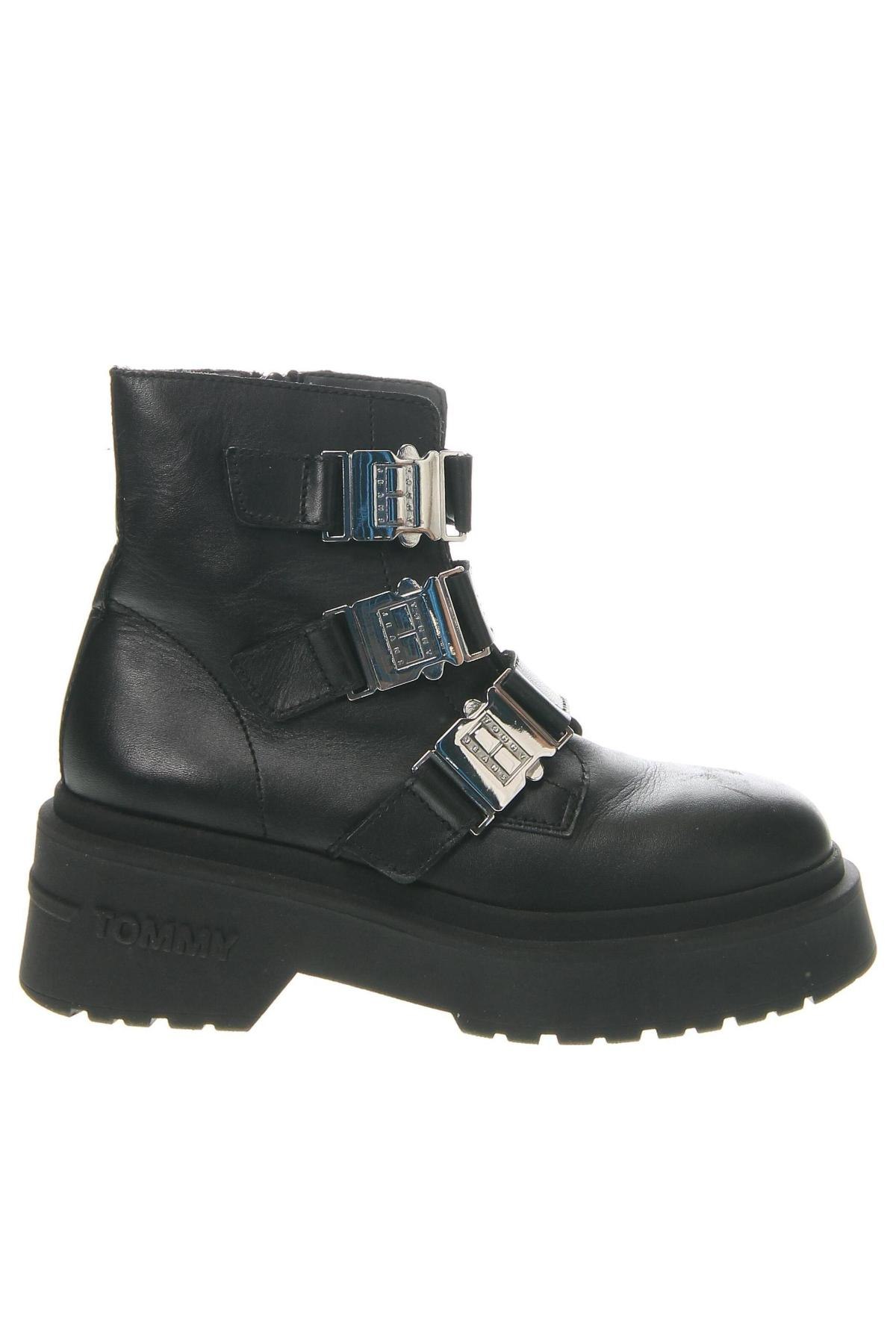 Damen Stiefeletten Tommy Jeans, Größe 38, Farbe Schwarz, Preis 97,49 €