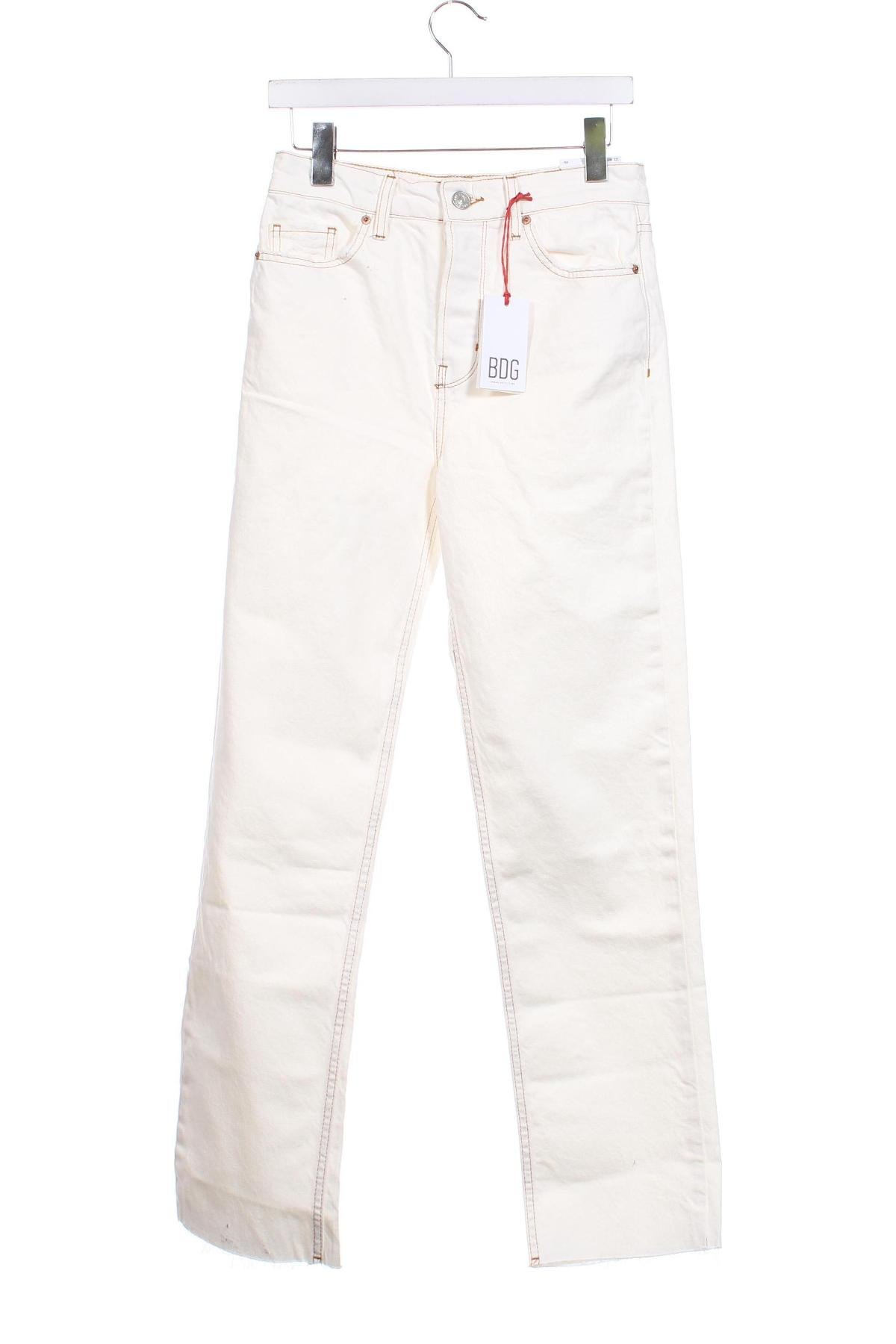 Damskie jeansy BDG, Rozmiar XS, Kolor Biały, Cena 74,99 zł