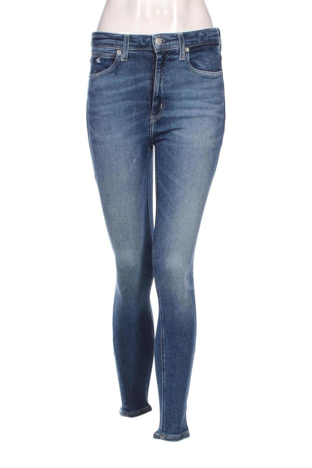 Damskie jeansy Calvin Klein Jeans, Rozmiar S, Kolor Niebieski, Cena 239,99 zł