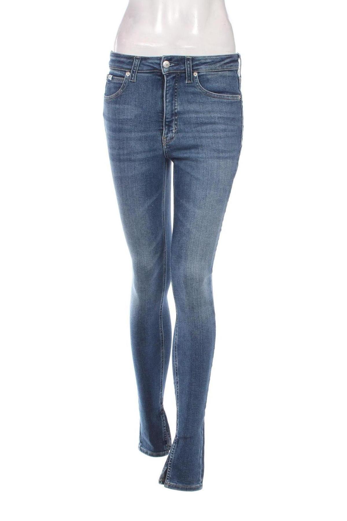 Damskie jeansy Calvin Klein Jeans, Rozmiar S, Kolor Niebieski, Cena 435,99 zł