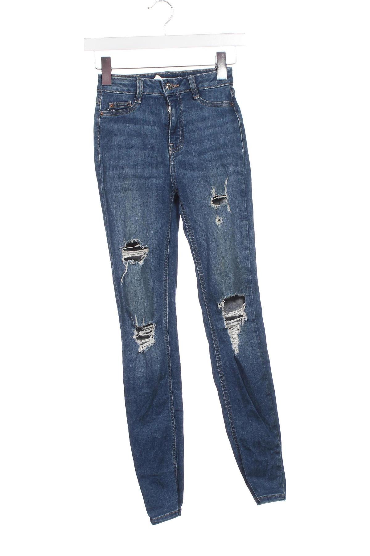 Dámske džínsy  Denim Co., Veľkosť XXS, Farba Modrá, Cena  6,95 €