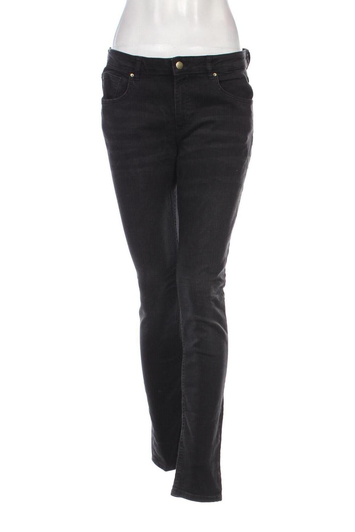 Damskie jeansy H&M, Rozmiar L, Kolor Szary, Cena 28,99 zł