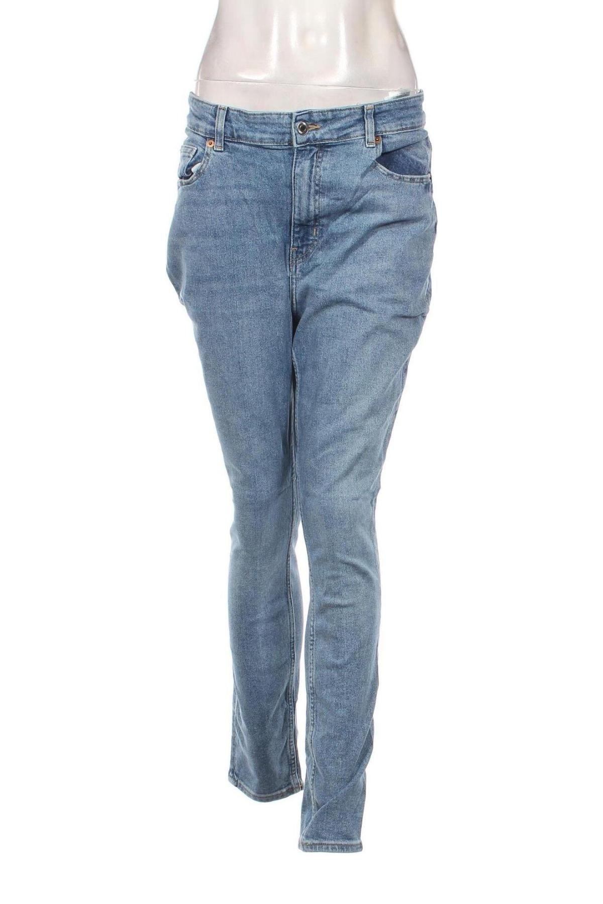 Damskie jeansy H&M, Rozmiar XL, Kolor Niebieski, Cena 31,99 zł