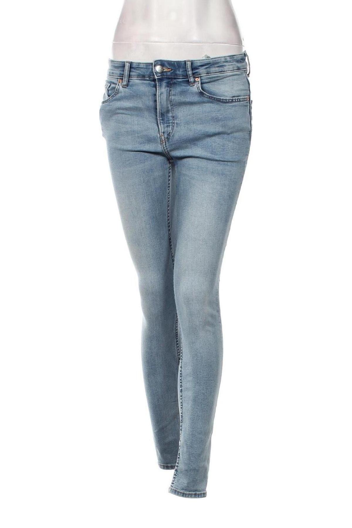 Damskie jeansy H&M, Rozmiar S, Kolor Niebieski, Cena 23,99 zł