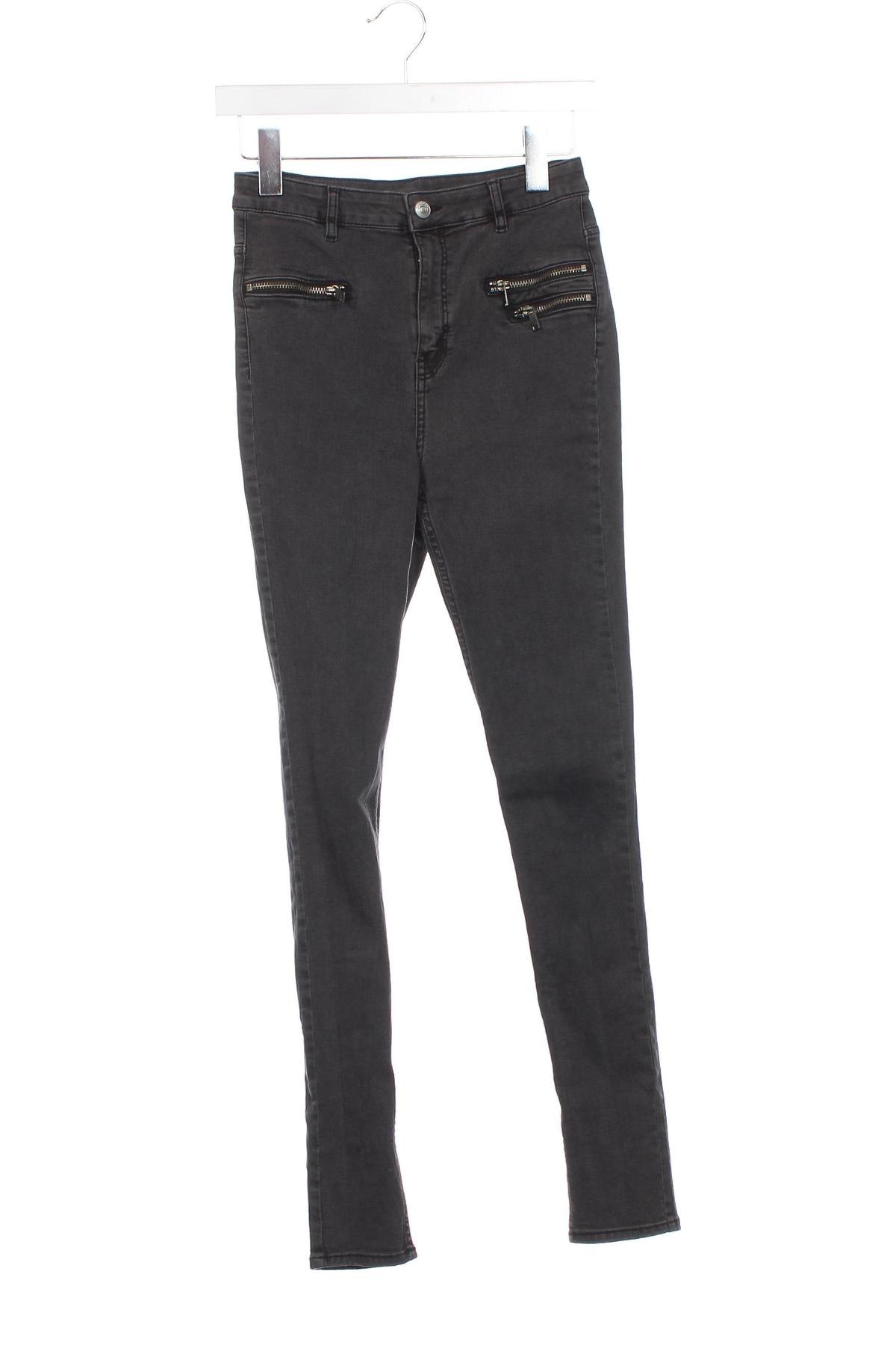 Damskie jeansy H&M Divided, Rozmiar S, Kolor Szary, Cena 19,99 zł