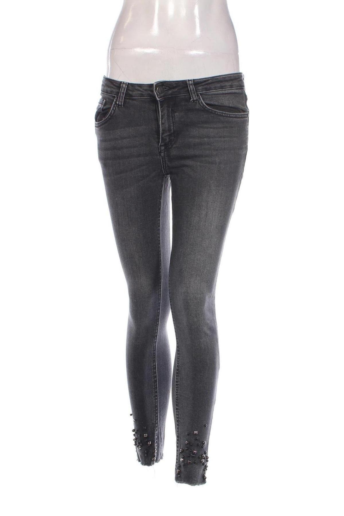 Damskie jeansy Nice & Chic, Rozmiar S, Kolor Szary, Cena 28,99 zł