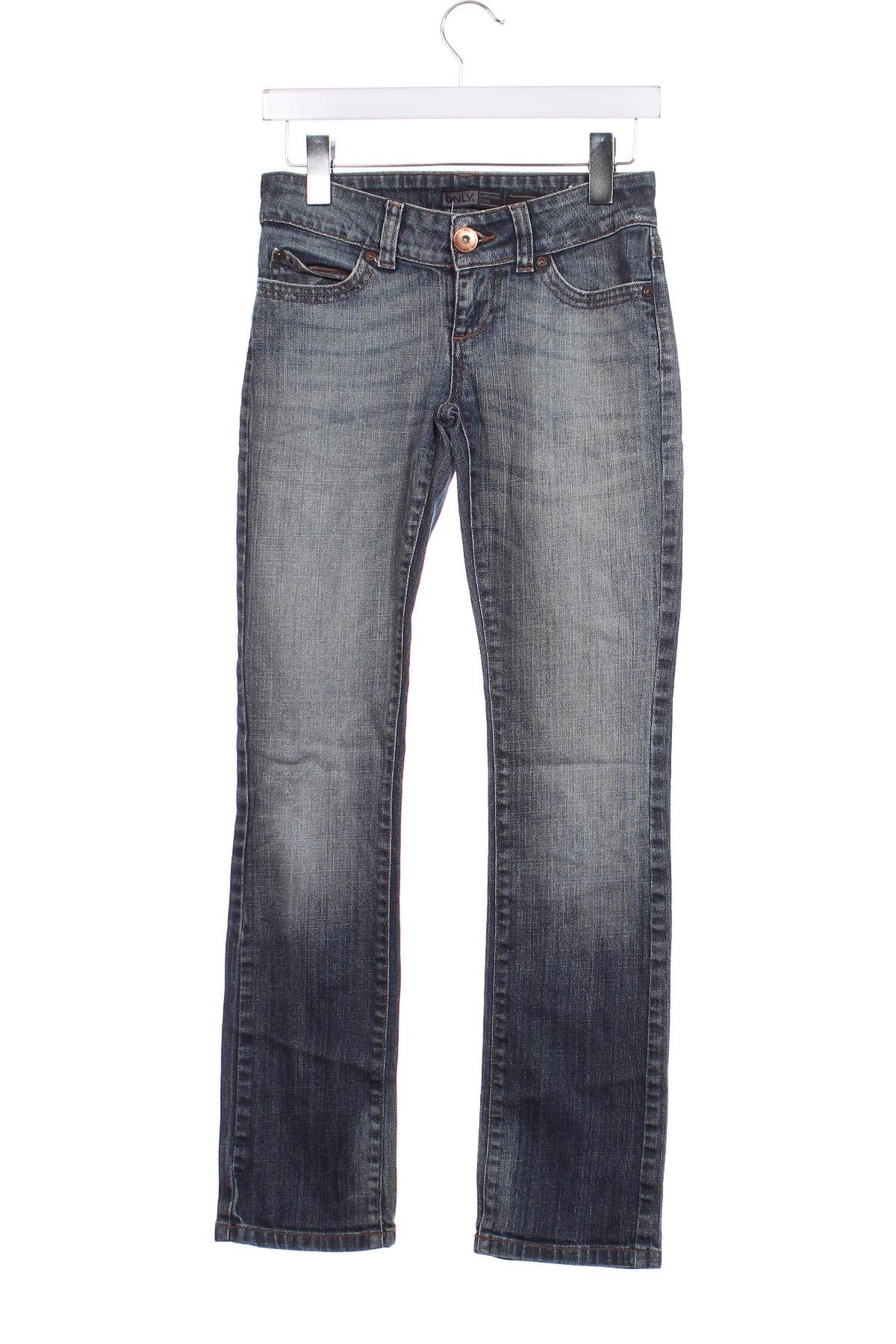 Damskie jeansy ONLY, Rozmiar XS, Kolor Niebieski, Cena 19,99 zł