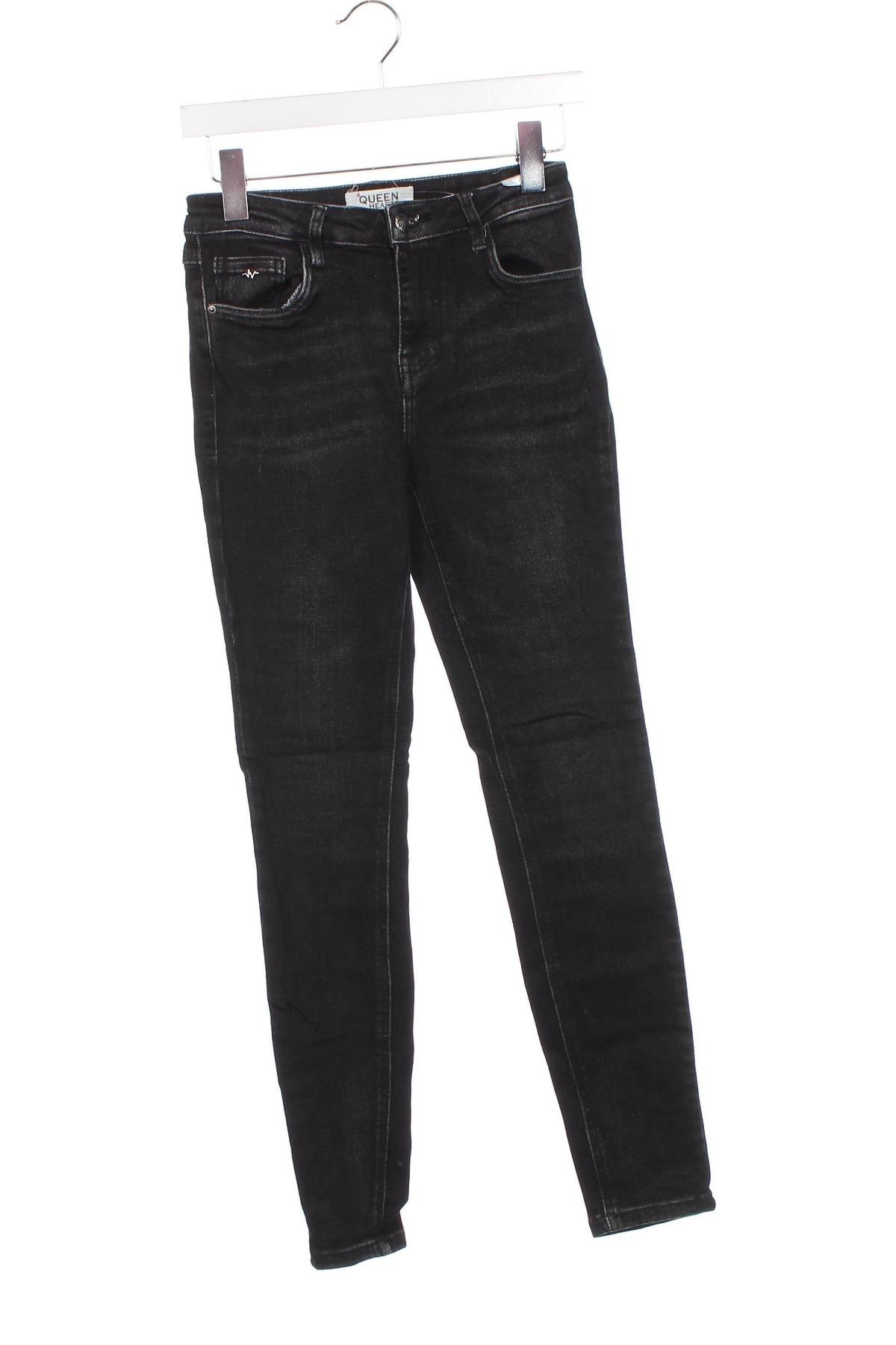 Damen Jeans Queen Hearts, Größe S, Farbe Schwarz, Preis 6,99 €