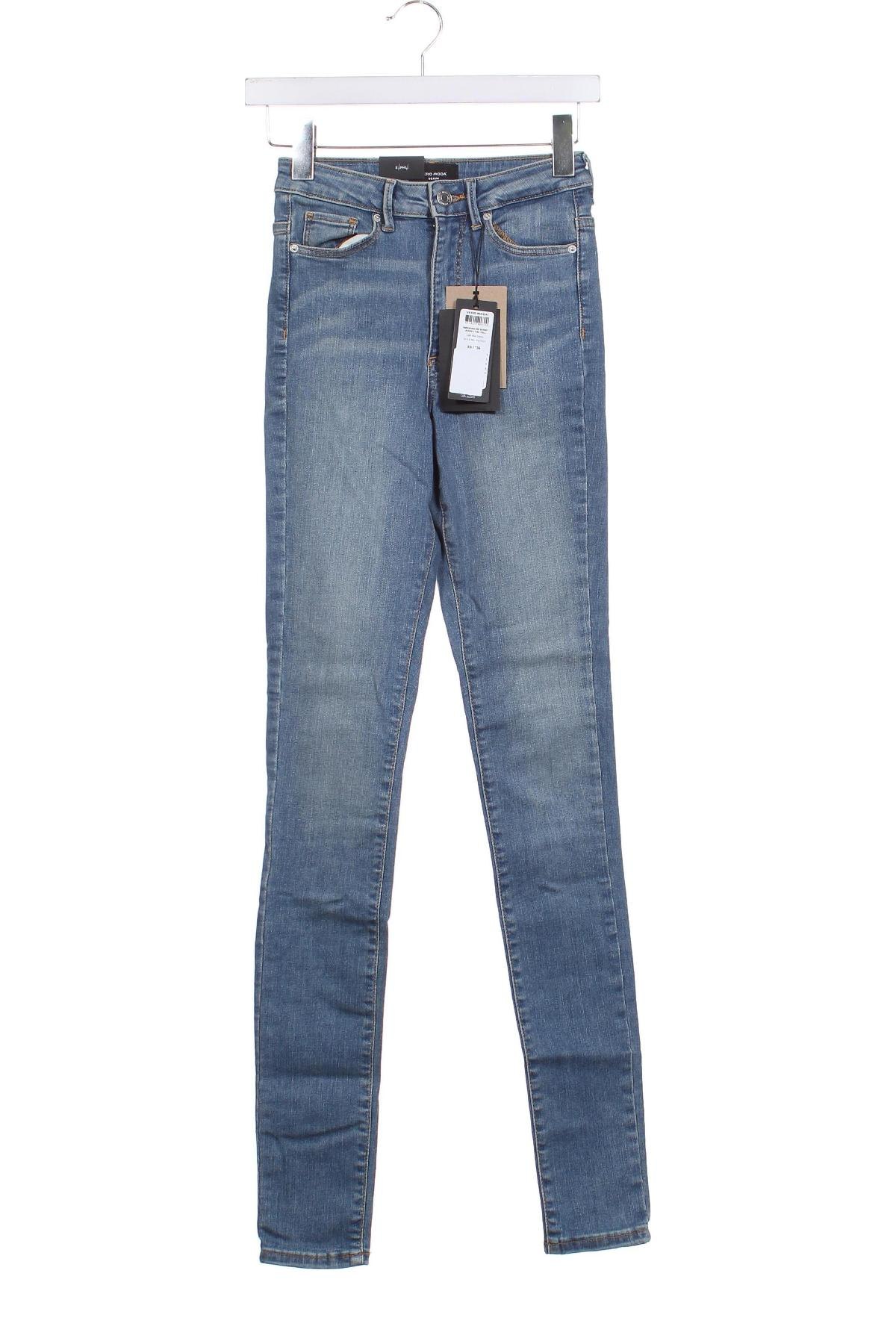 Damskie jeansy Vero Moda, Rozmiar XXS, Kolor Niebieski, Cena 73,99 zł