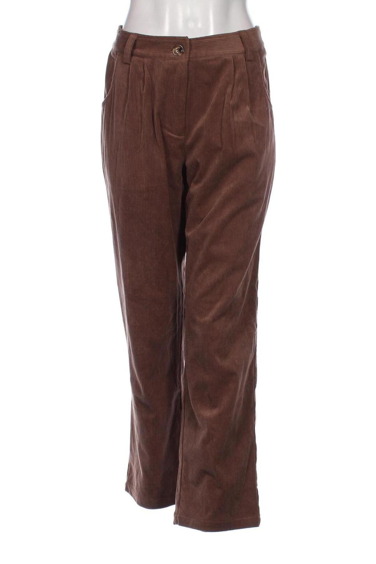 Γυναικείο κοτλέ παντελόνι, Μέγεθος M, Χρώμα Καφέ, Τιμή 6,79 €