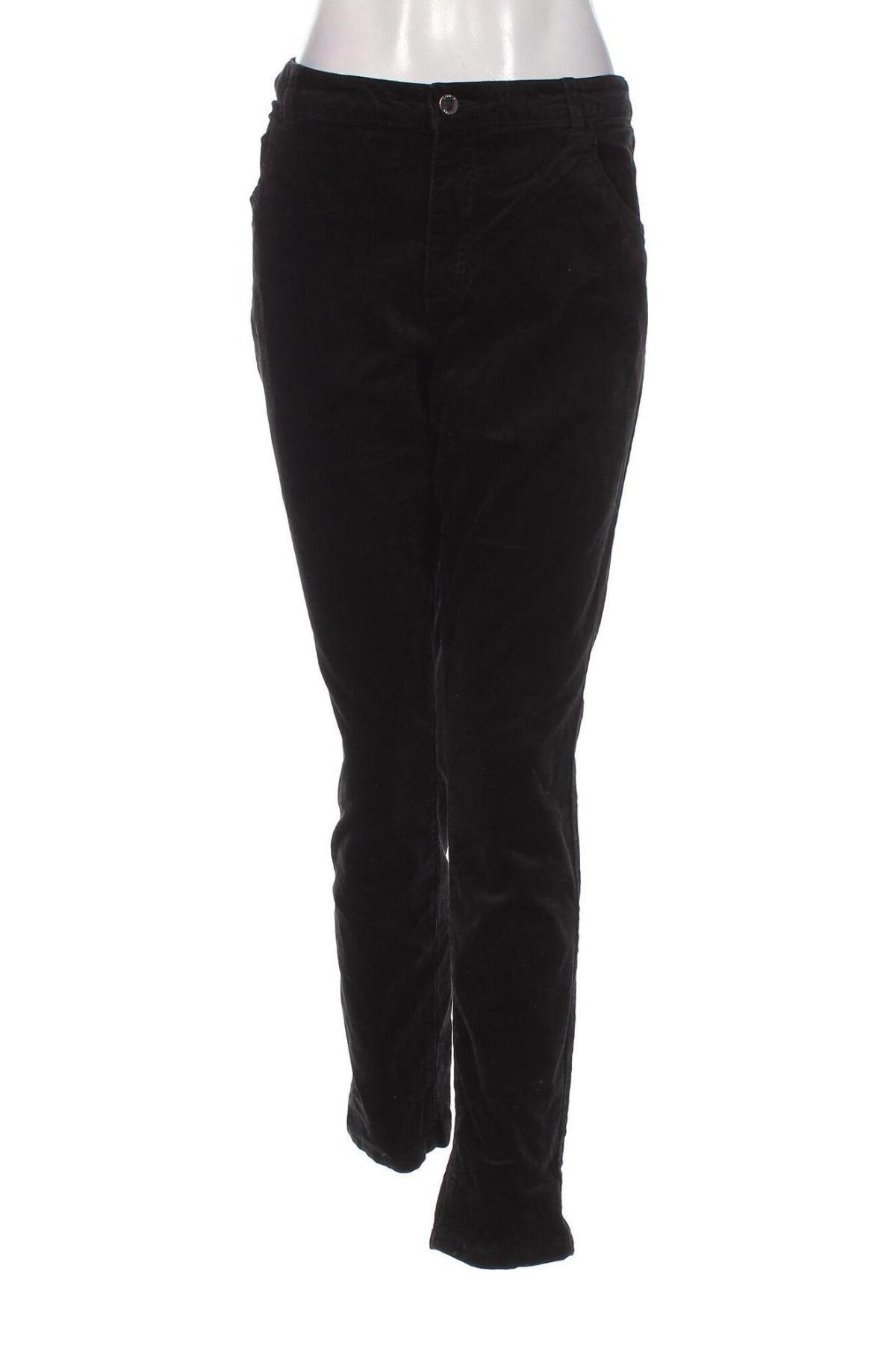 Pantaloni de velvet de femei S.Oliver, Mărime L, Culoare Negru, Preț 134,87 Lei