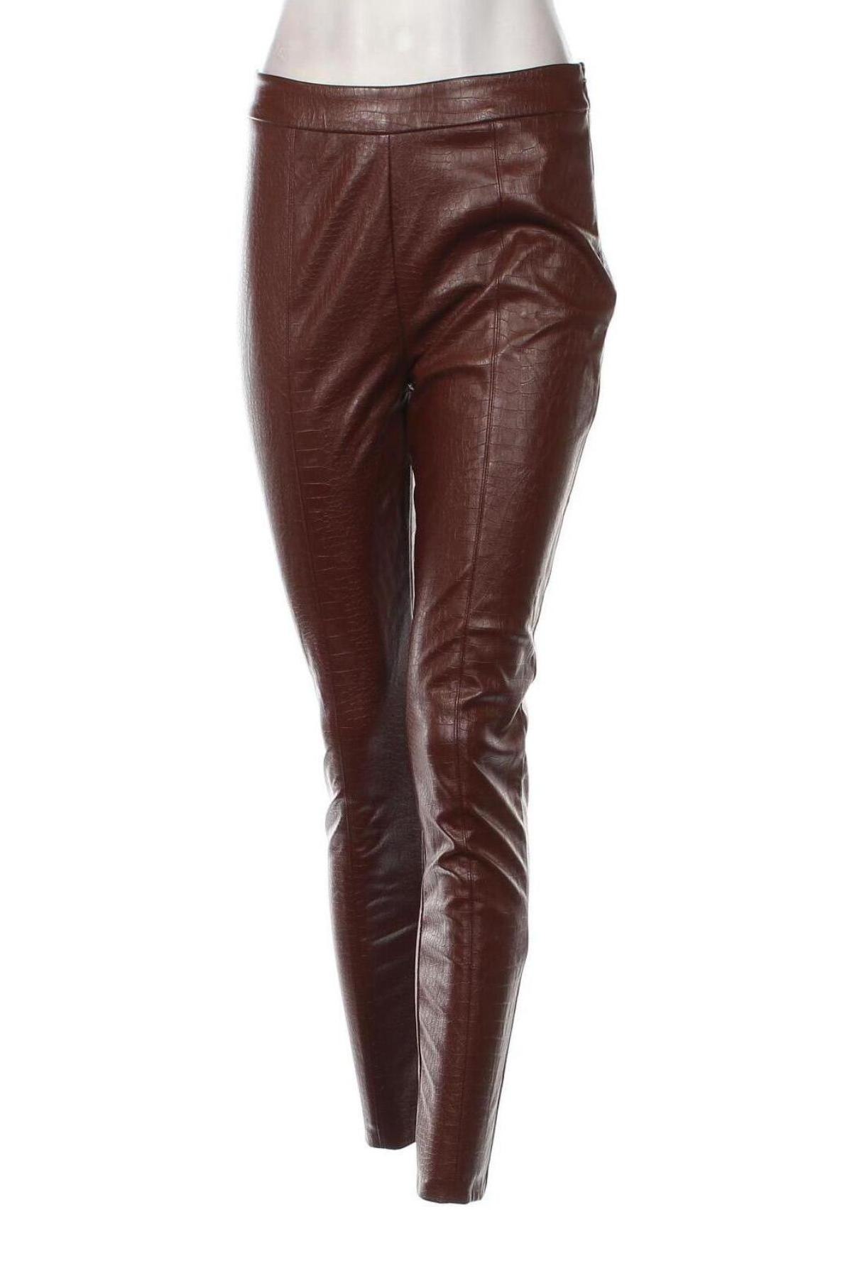 Damen Lederhose Pieces, Größe S, Farbe Braun, Preis 10,25 €