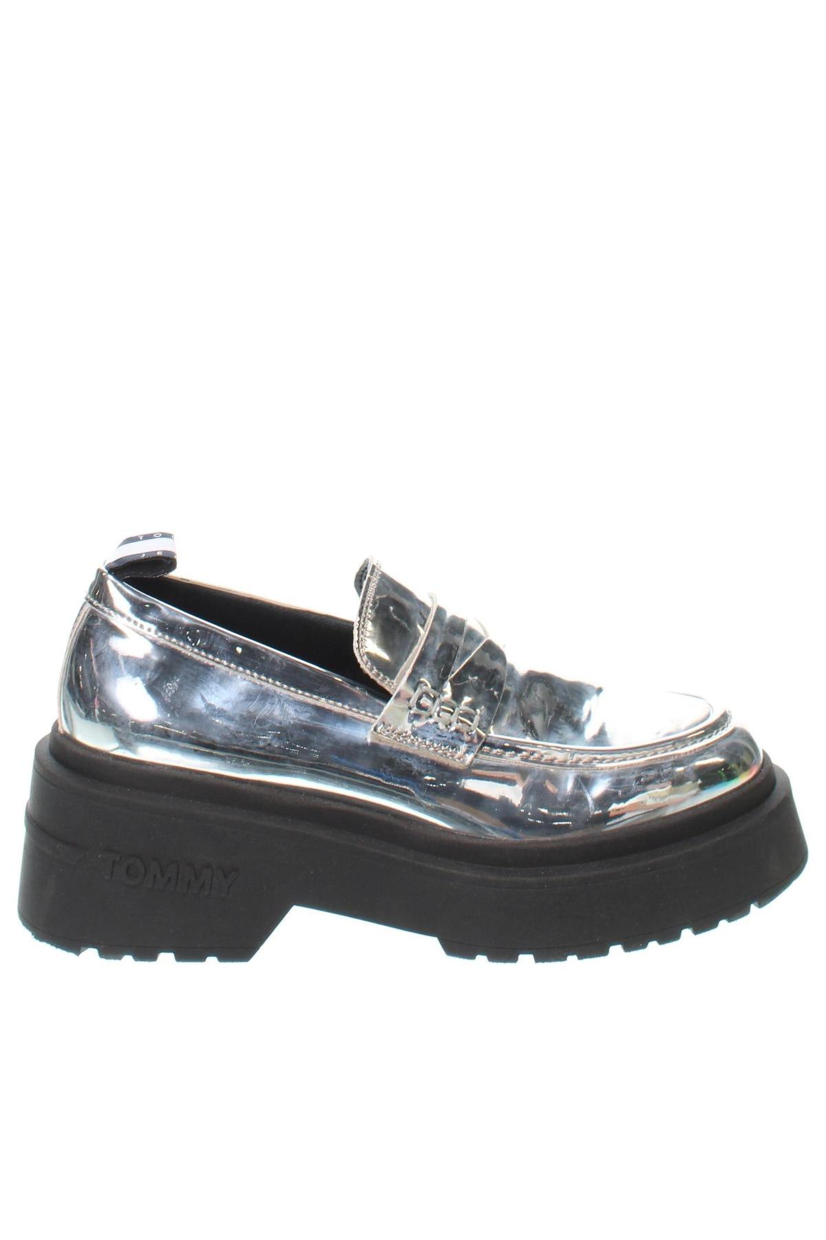 Damenschuhe Tommy Jeans, Größe 37, Farbe Silber, Preis 62,99 €